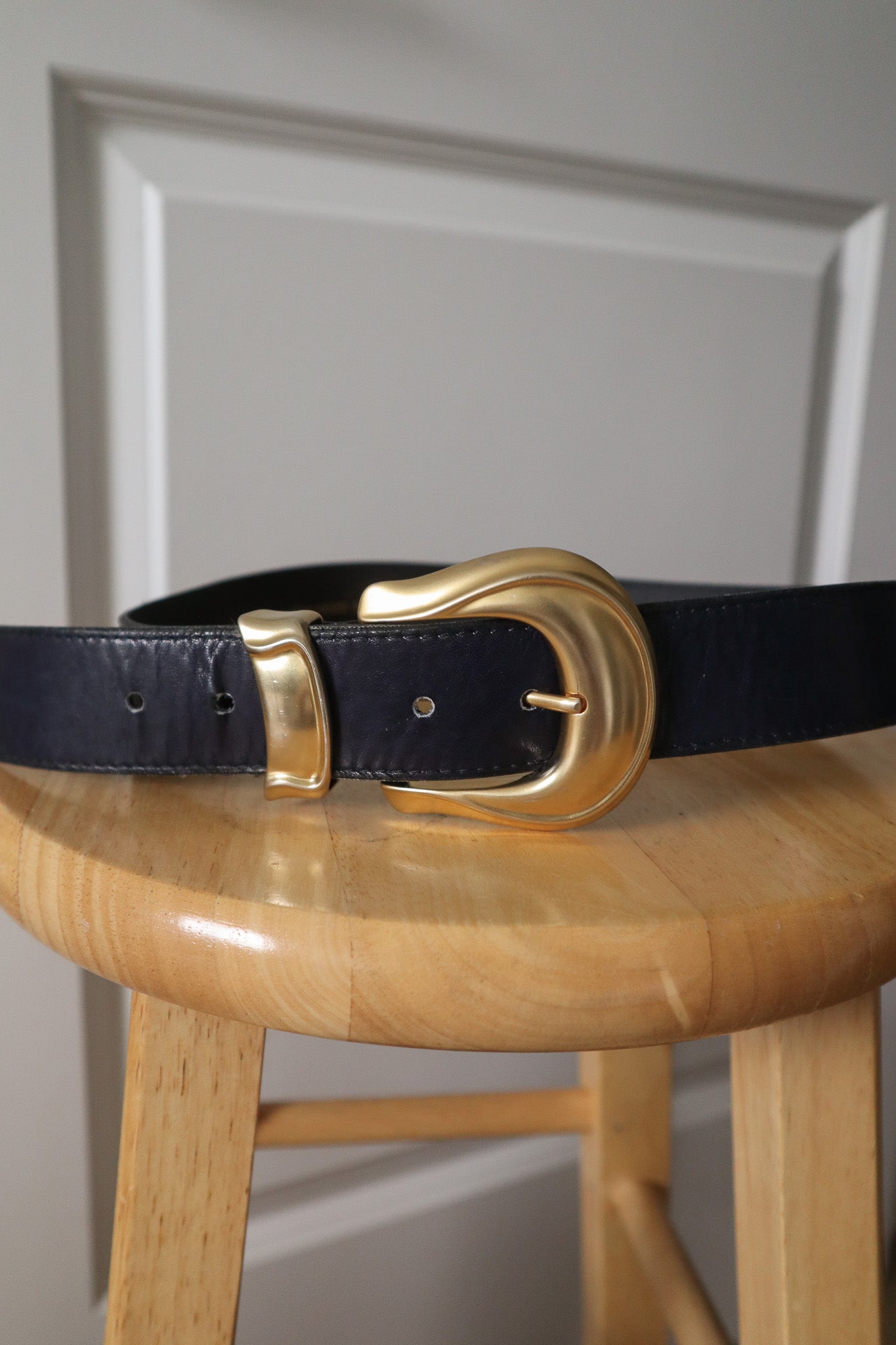 Vintage x Leather Belt (S)