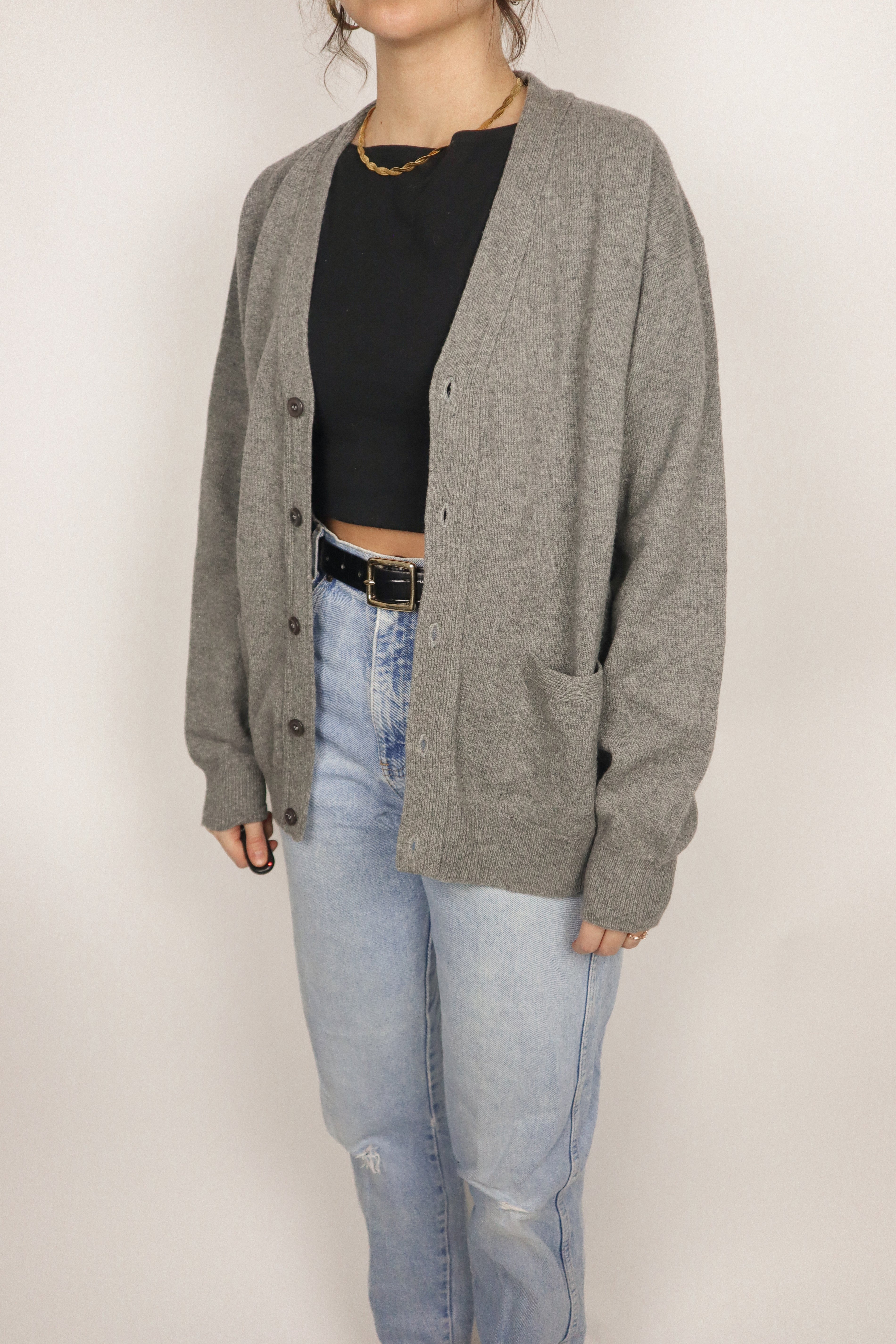 Vintage x Wool Cardigan (S/M)