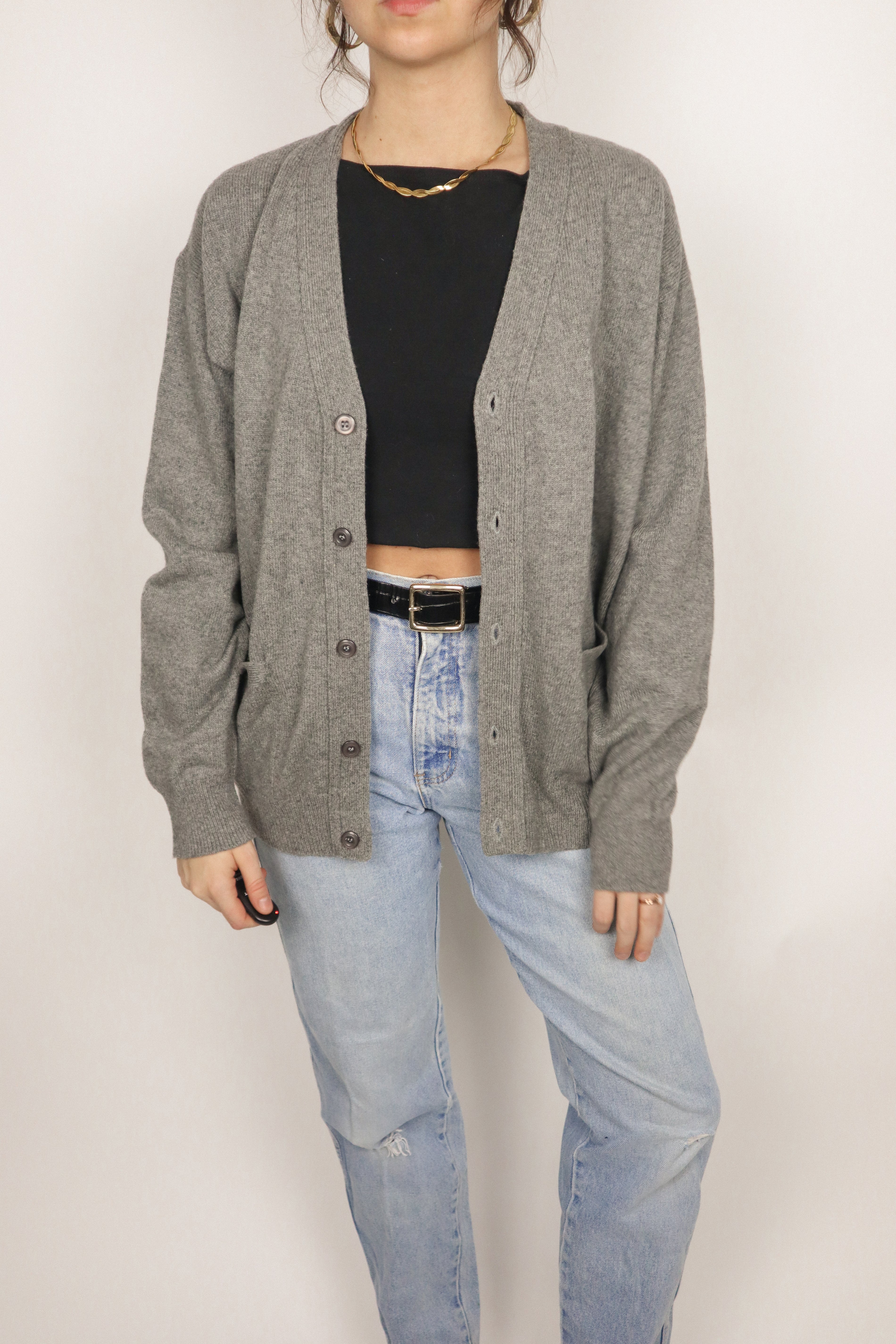 Vintage x Wool Cardigan (S/M)