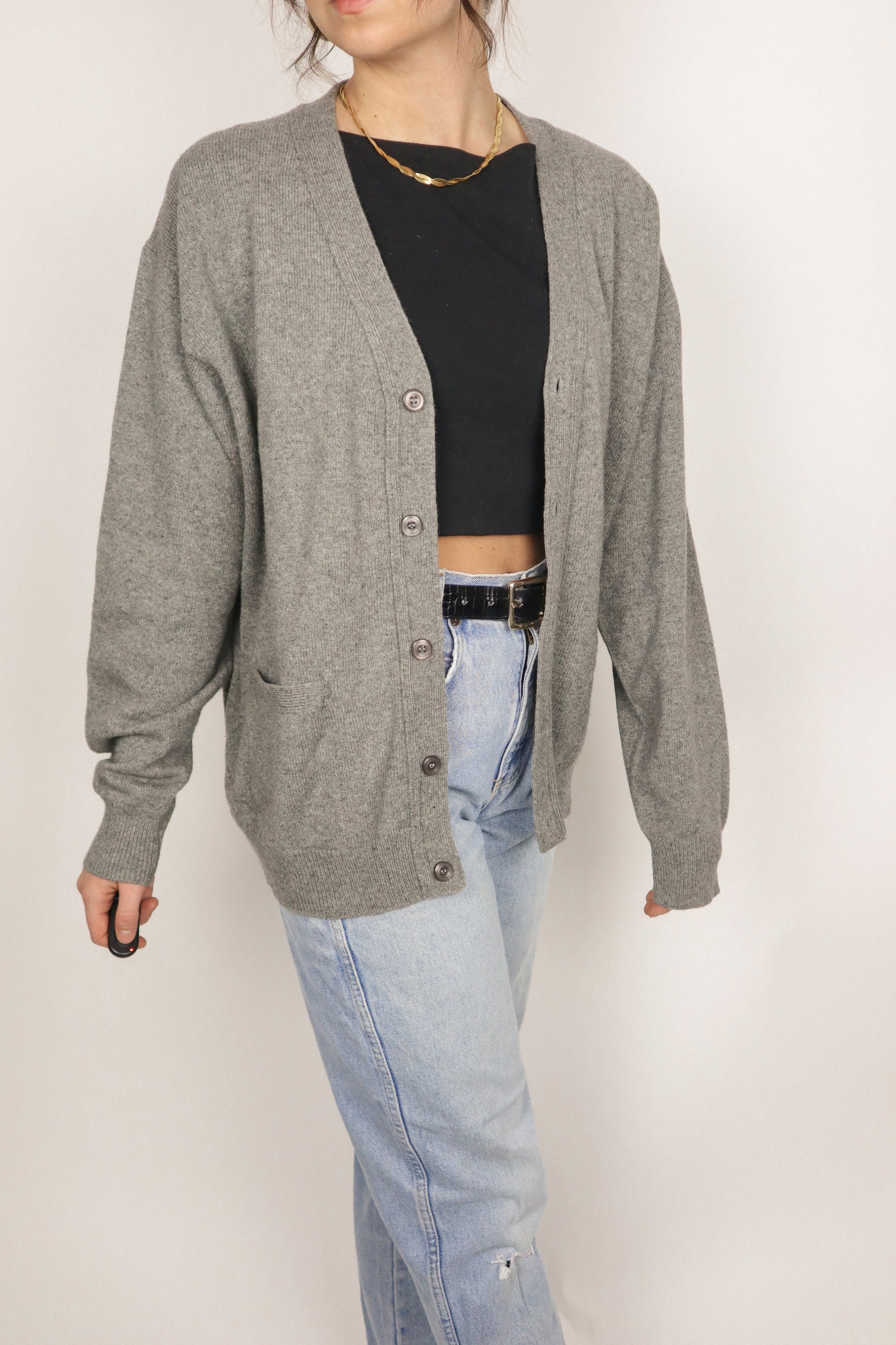 Vintage x Wool Cardigan (S/M)