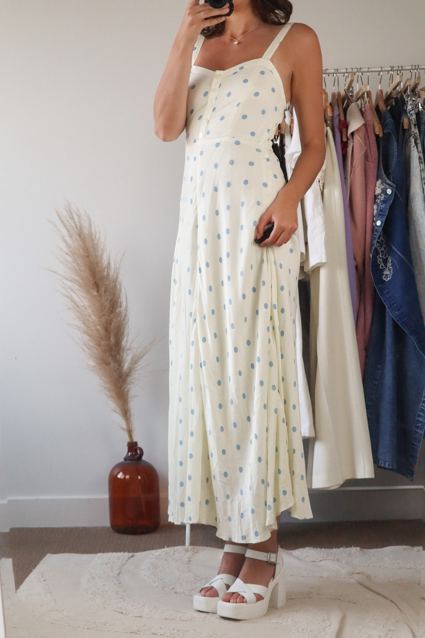 Modern x Polka Dot Maxi Dress (XS/S)