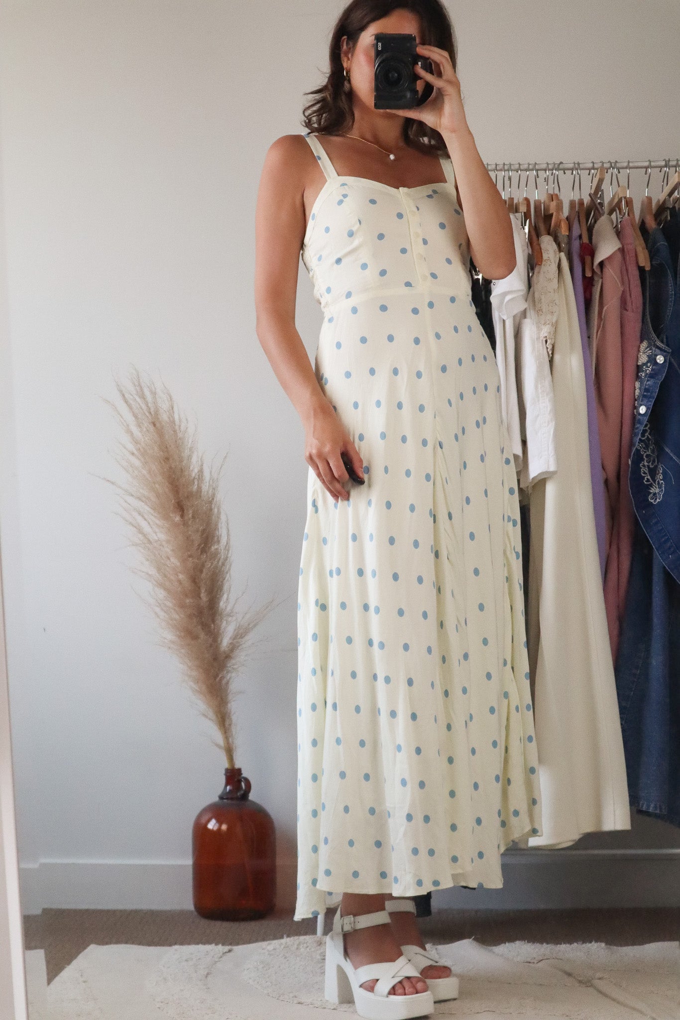Modern x Polka Dot Maxi Dress (XS/S)