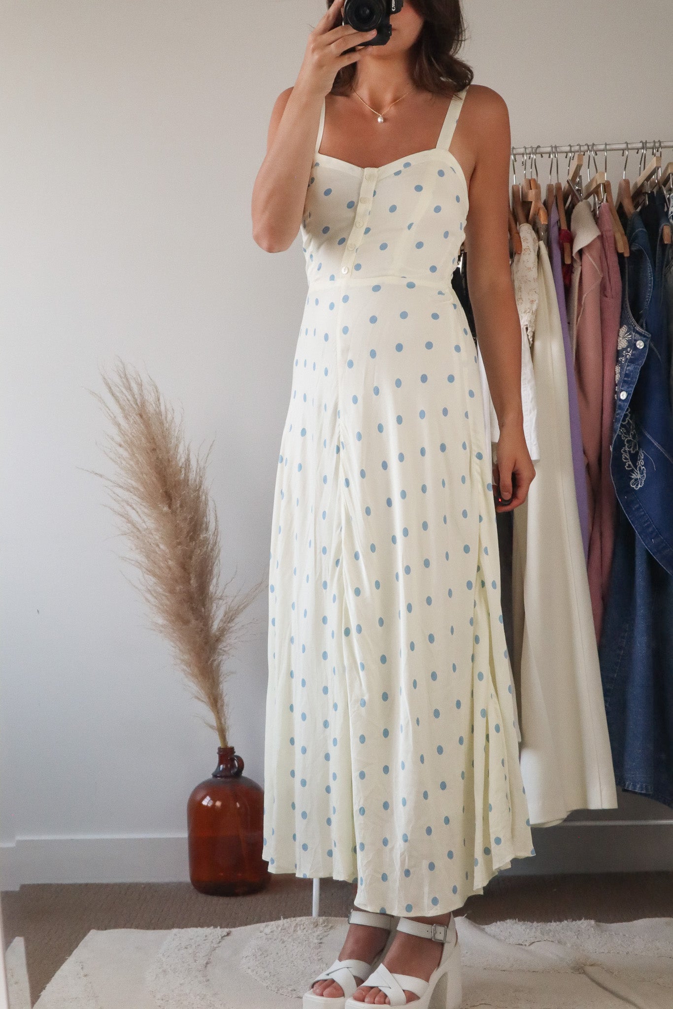Modern x Polka Dot Maxi Dress (XS/S)
