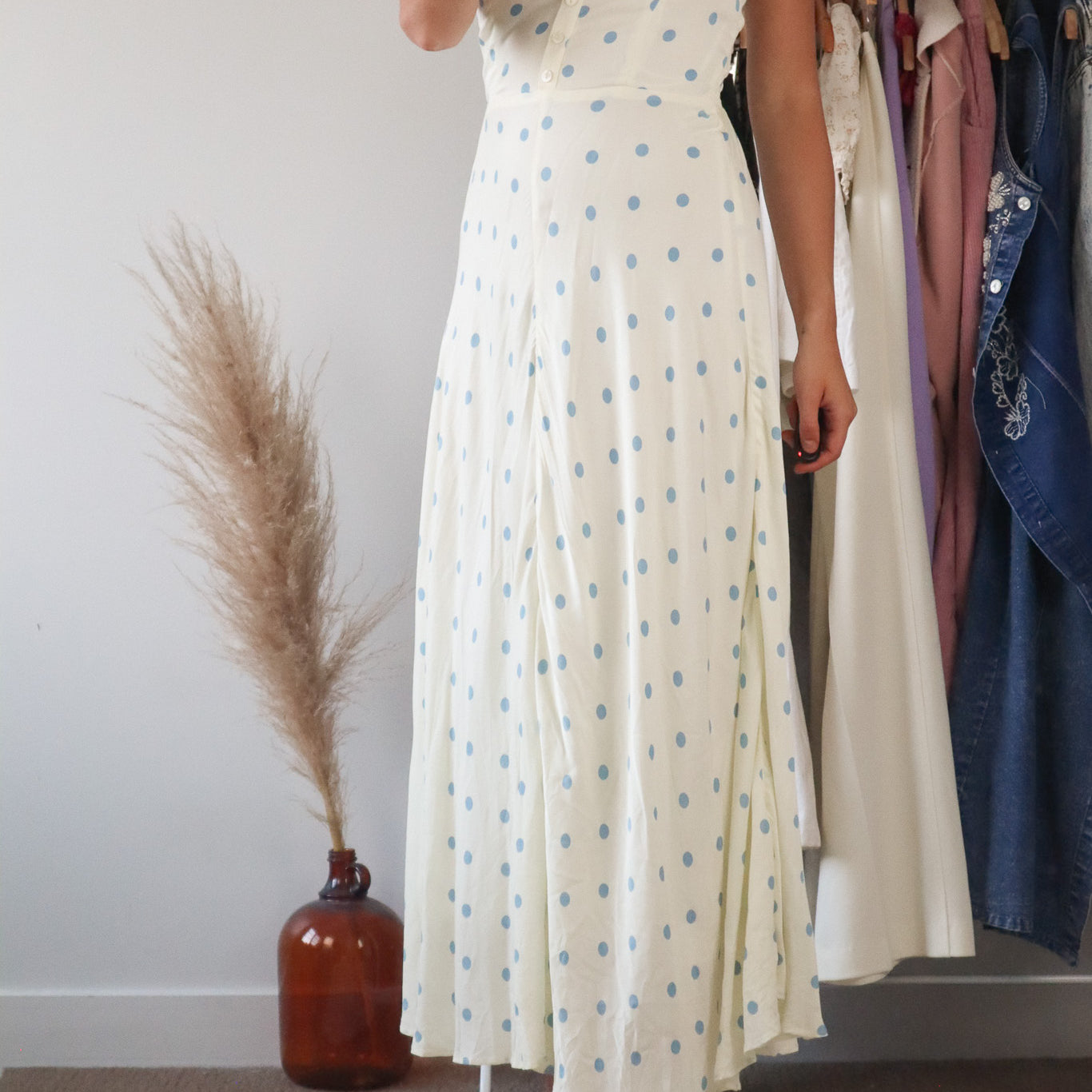 Modern x Polka Dot Maxi Dress (XS/S)