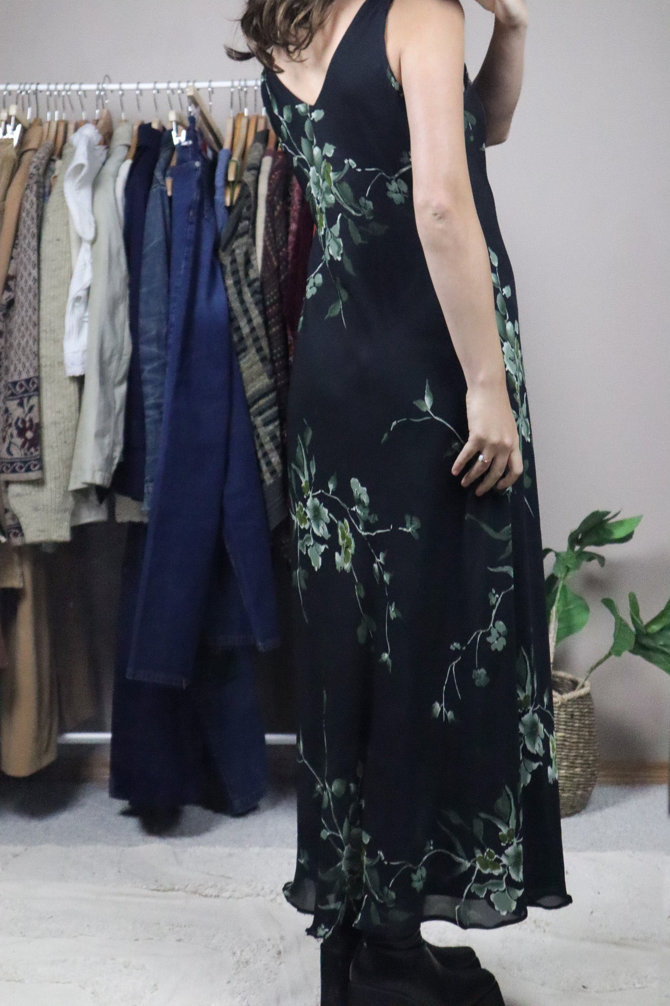 Made in Canada x Vintage x Floral Maxi Dress (6)