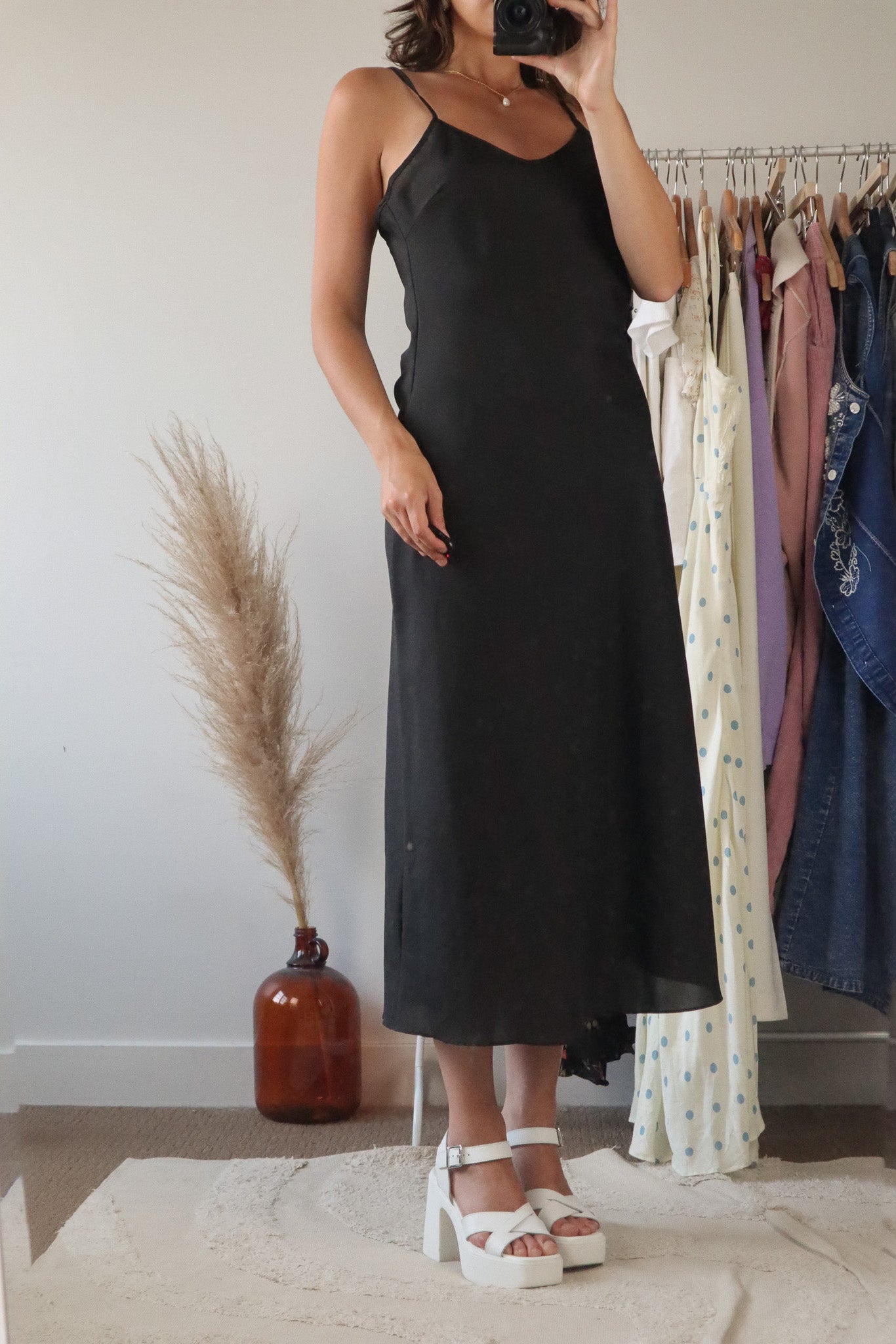 Made in Canada x Vintage x Slip Midi Dress (6)