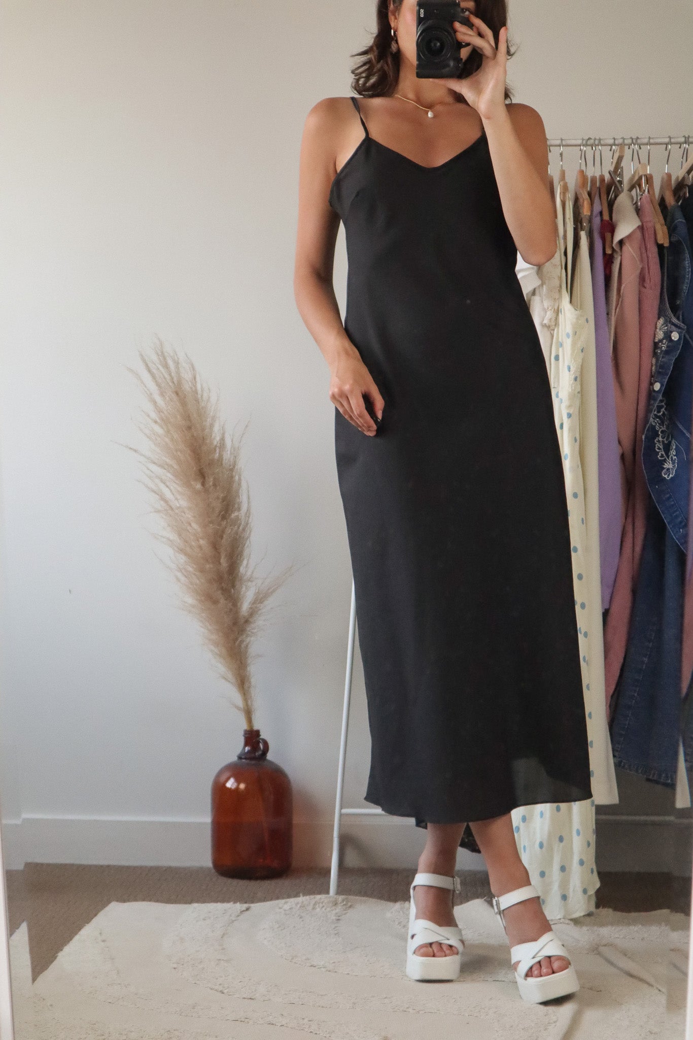 Made in Canada x Vintage x Slip Midi Dress (6)