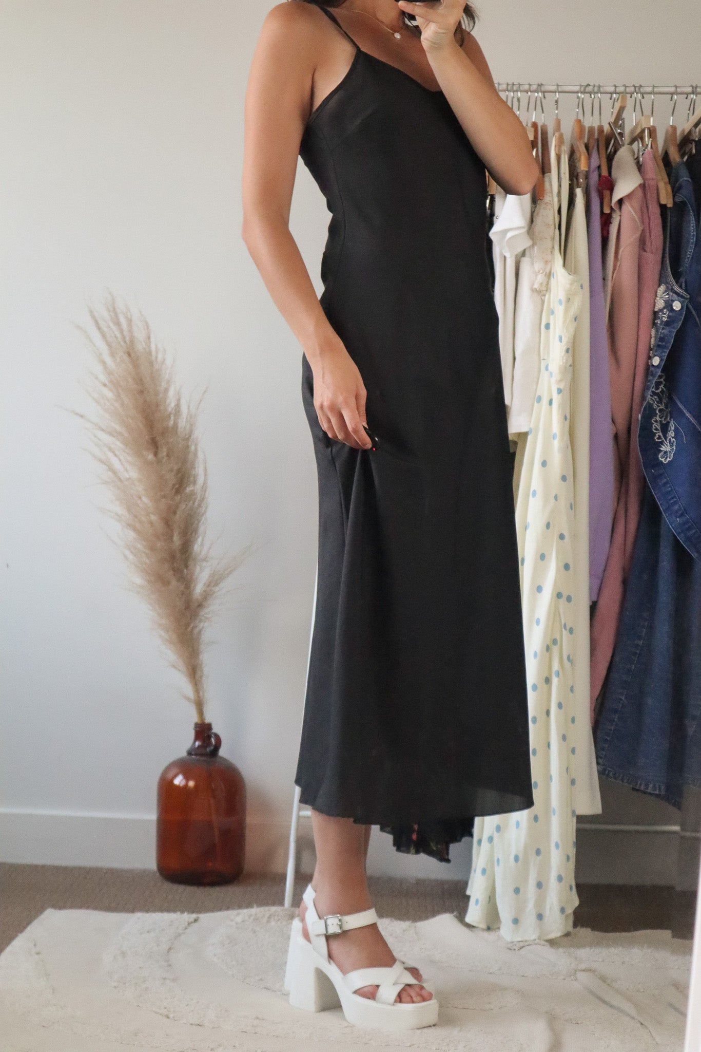 Made in Canada x Vintage x Slip Midi Dress (6)