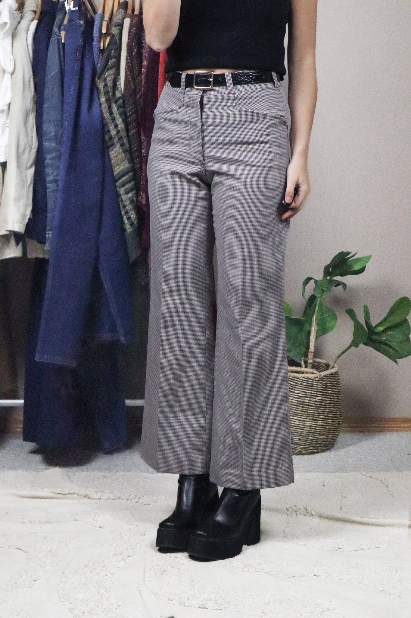 Made in Korea x Vintage x Houndstooth Trouser (6/8)
