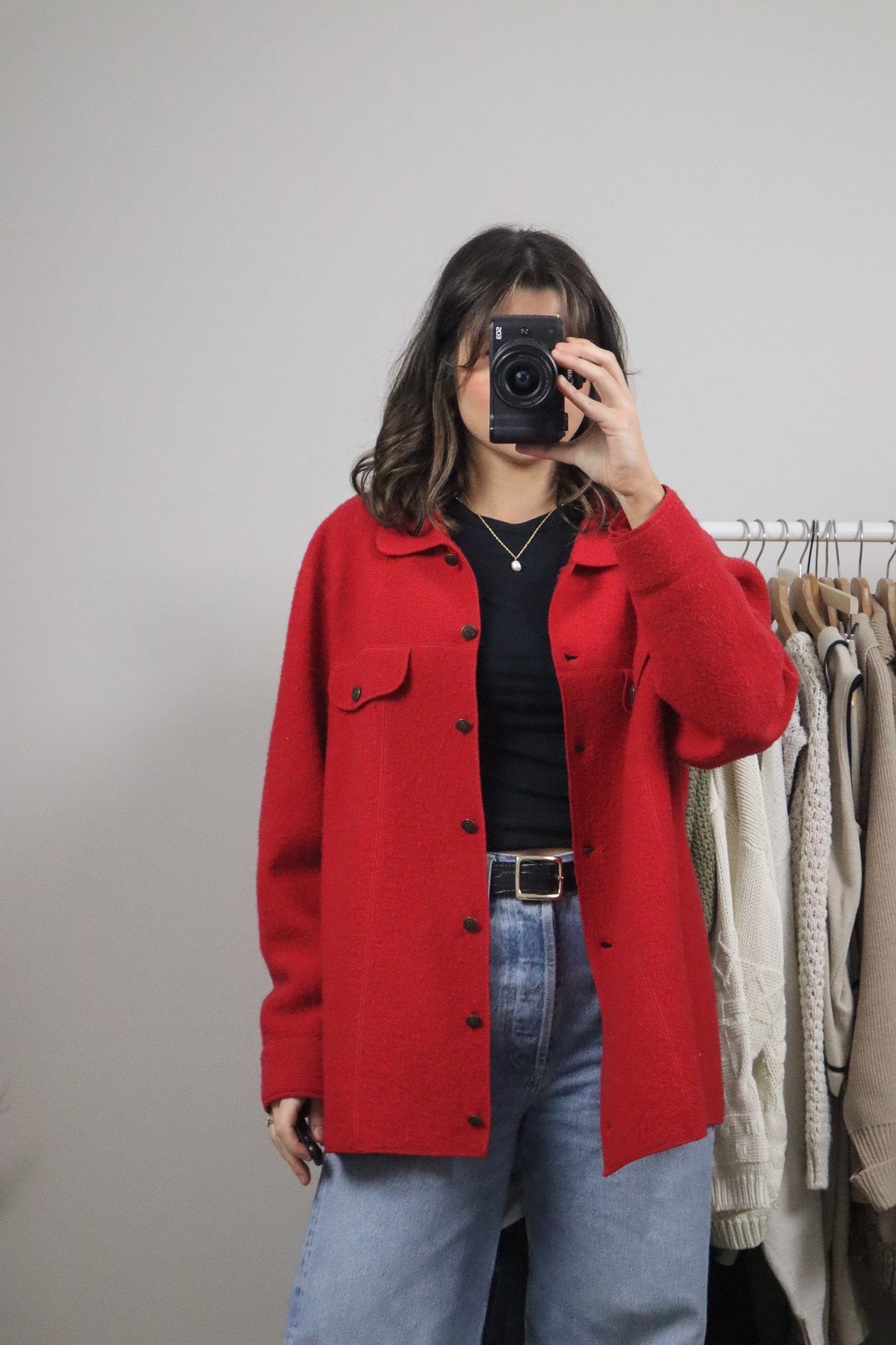 Vintage x Wool Shacket (L)