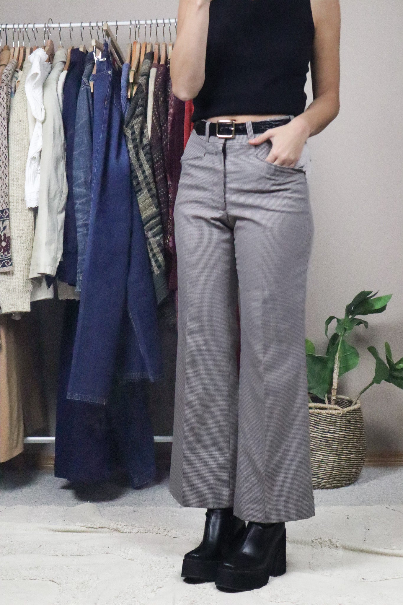 Made in Korea x Vintage x Houndstooth Trouser (6/8)