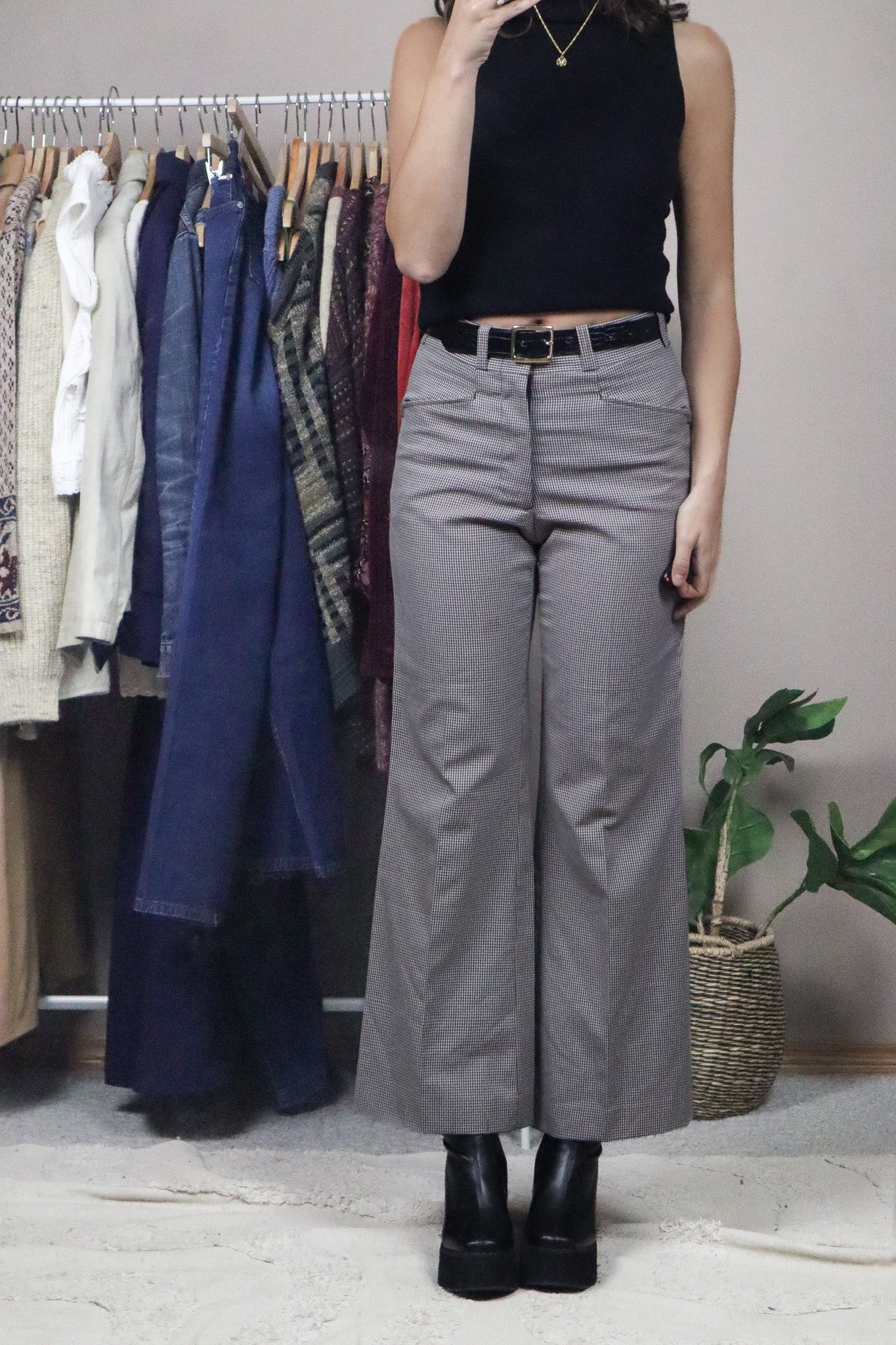 Made in Korea x Vintage x Houndstooth Trouser (6/8)