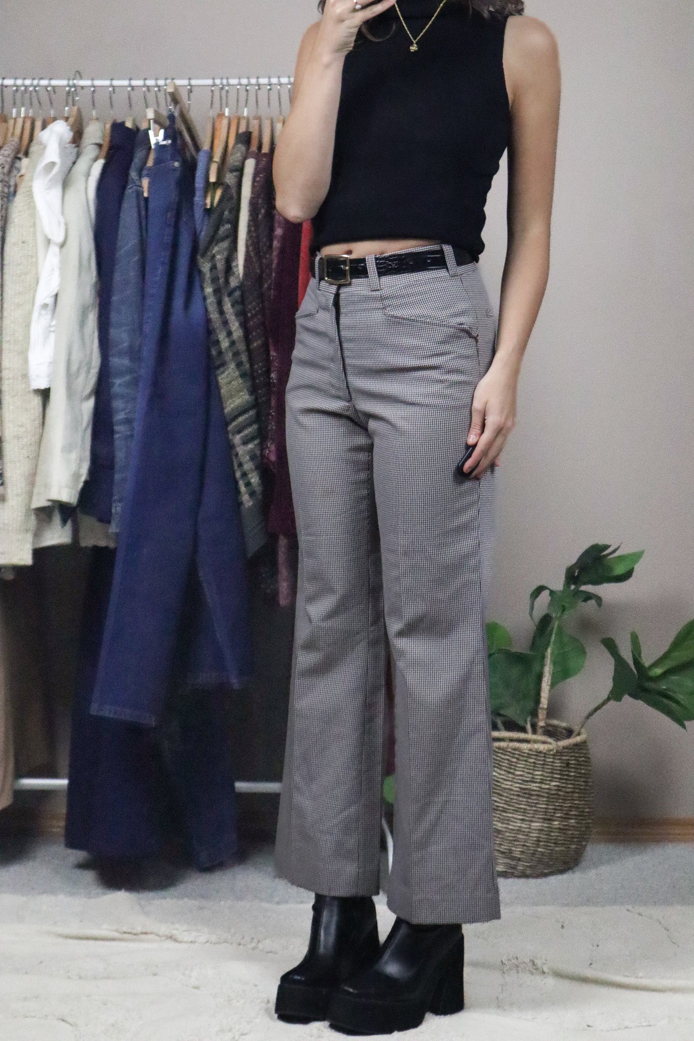 Made in Korea x Vintage x Houndstooth Trouser (6/8)
