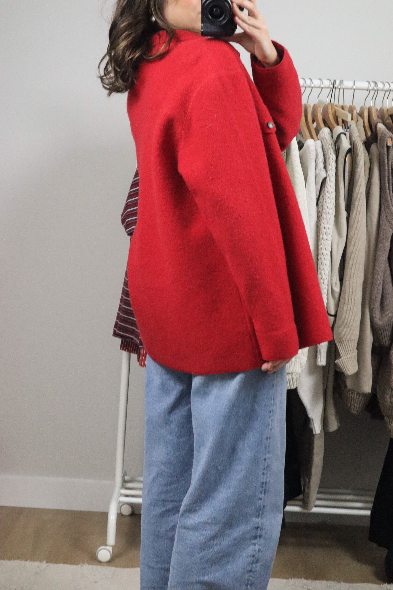 Vintage x Wool Shacket (L)