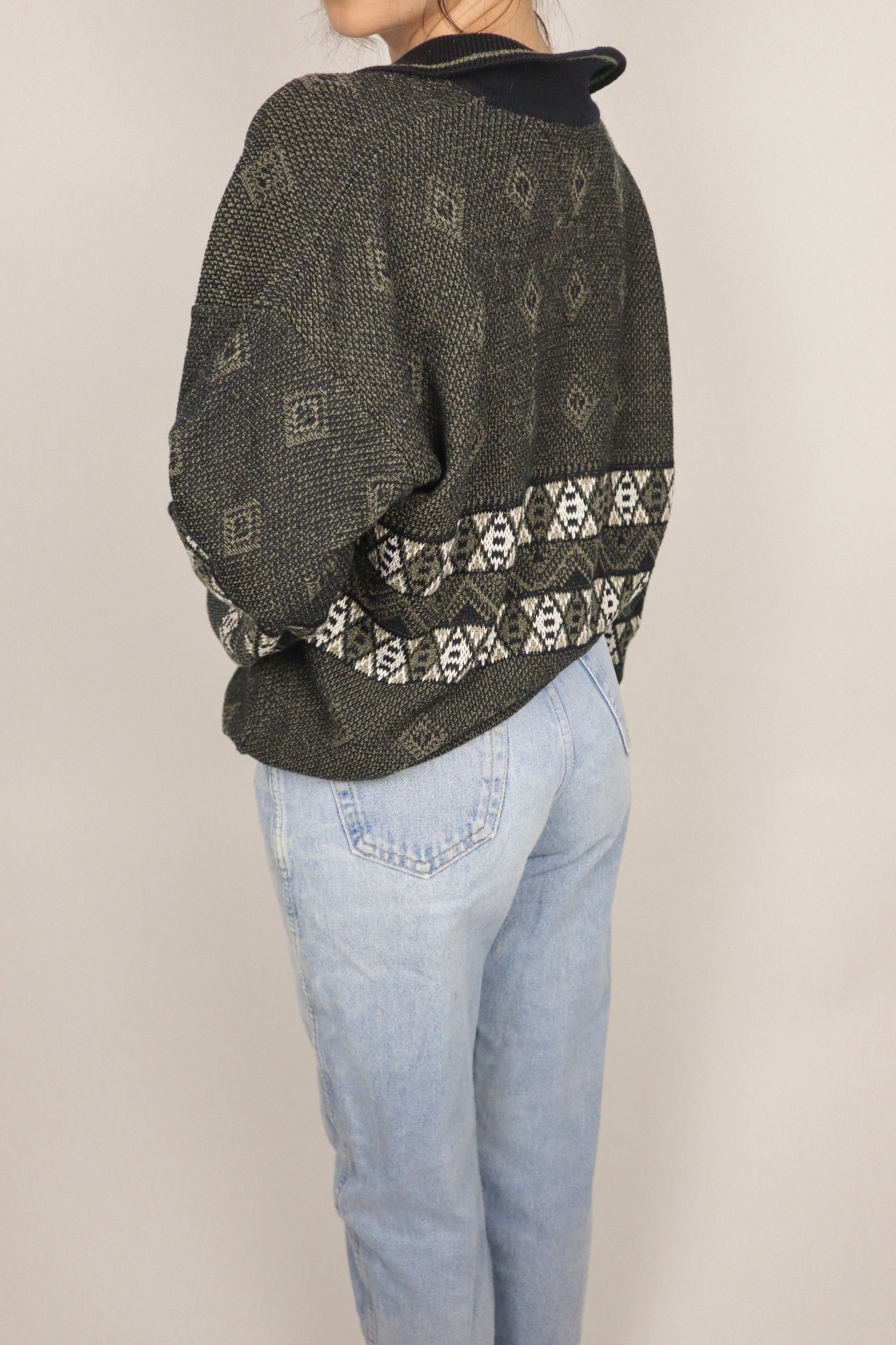 Made in Canada x Vintage x Textured Sweater (S/M)