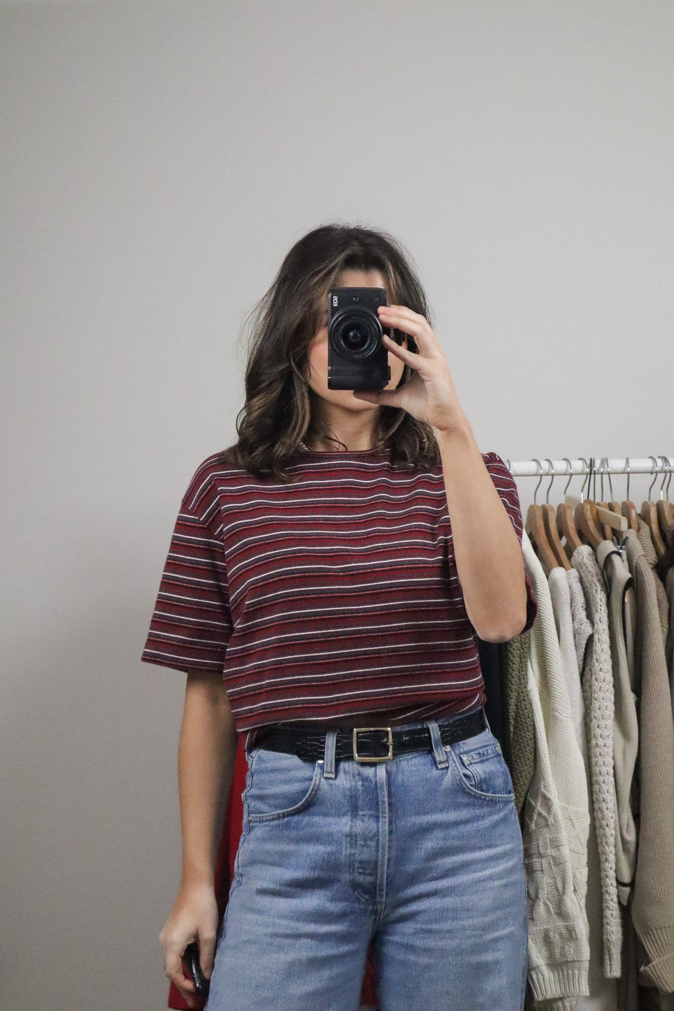 Vintage x Striped T-Shirt (XL)