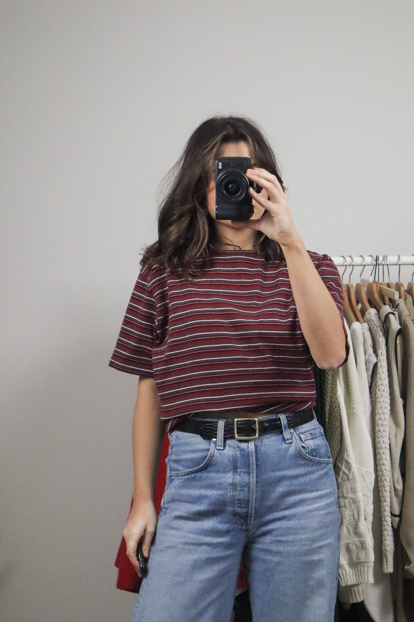 Vintage x Striped T-Shirt (XL)