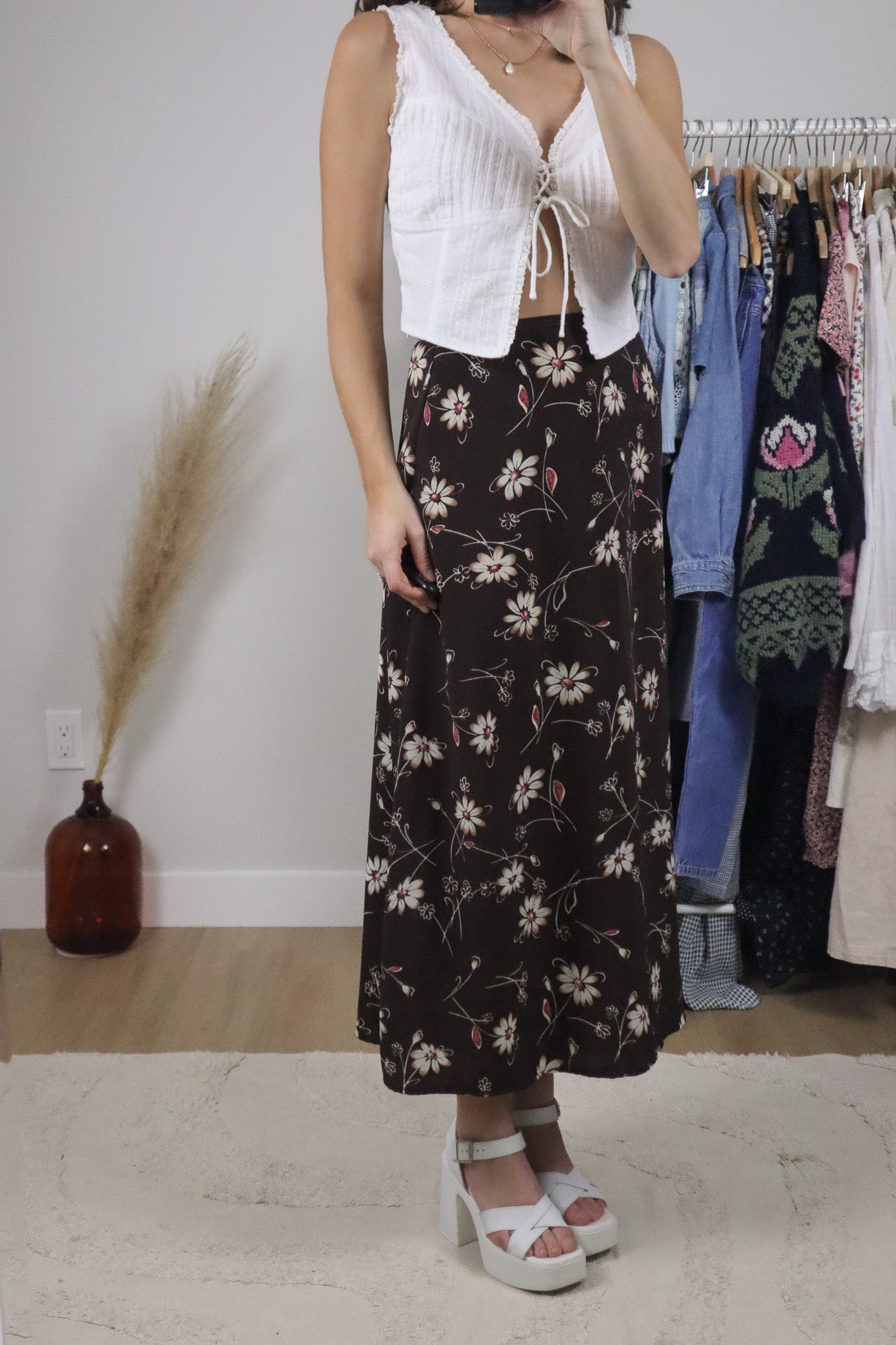 Vintage x Floral Maxi Skirt (4)