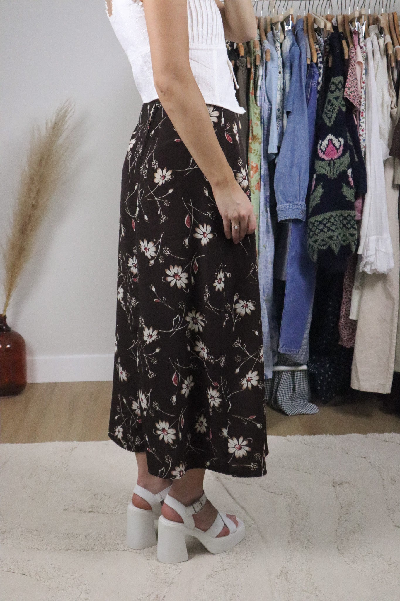 Vintage x Floral Maxi Skirt (4)