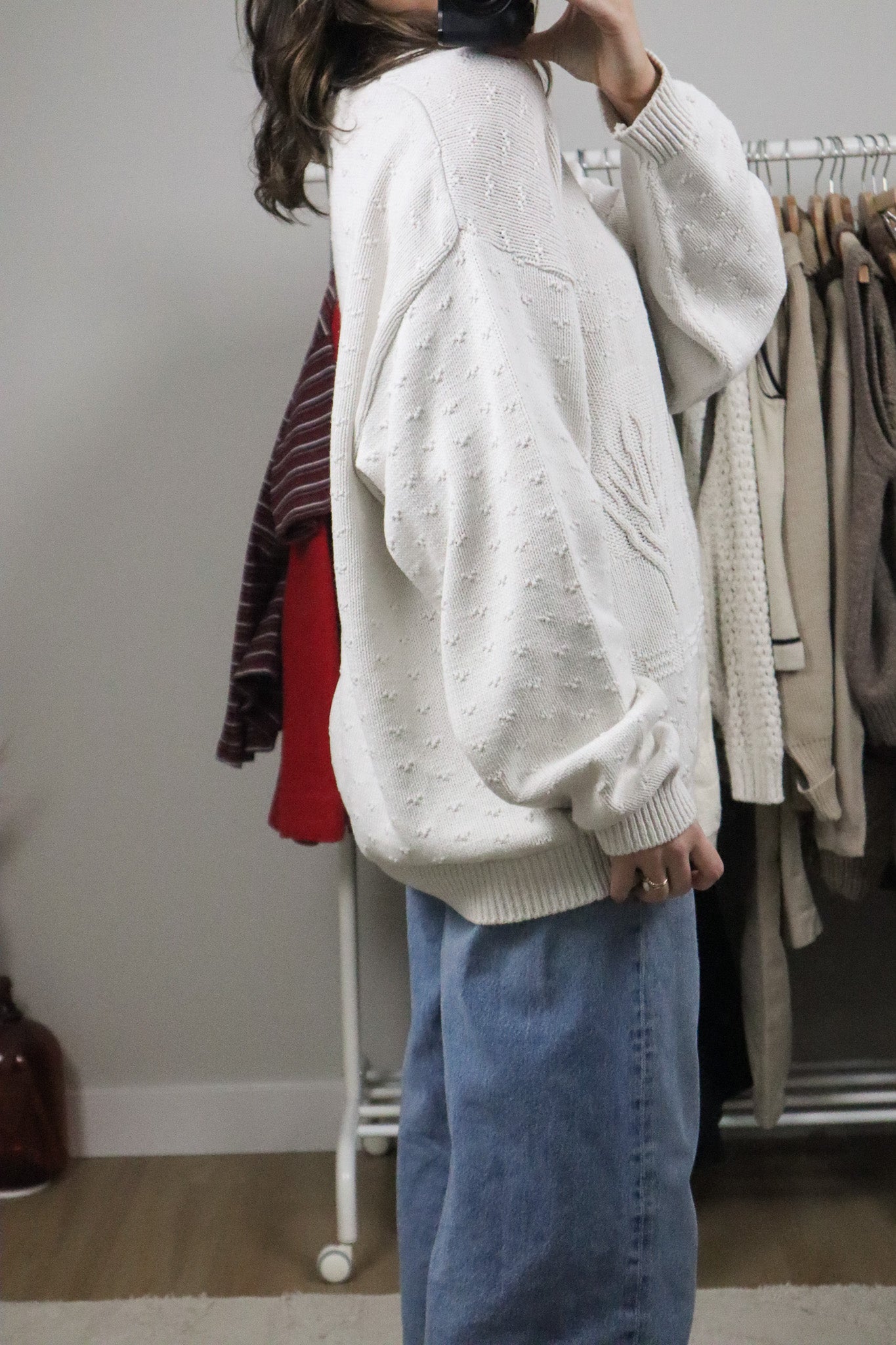 Made in Canada x Vintage x Cotton Landscape Sweater (XL)