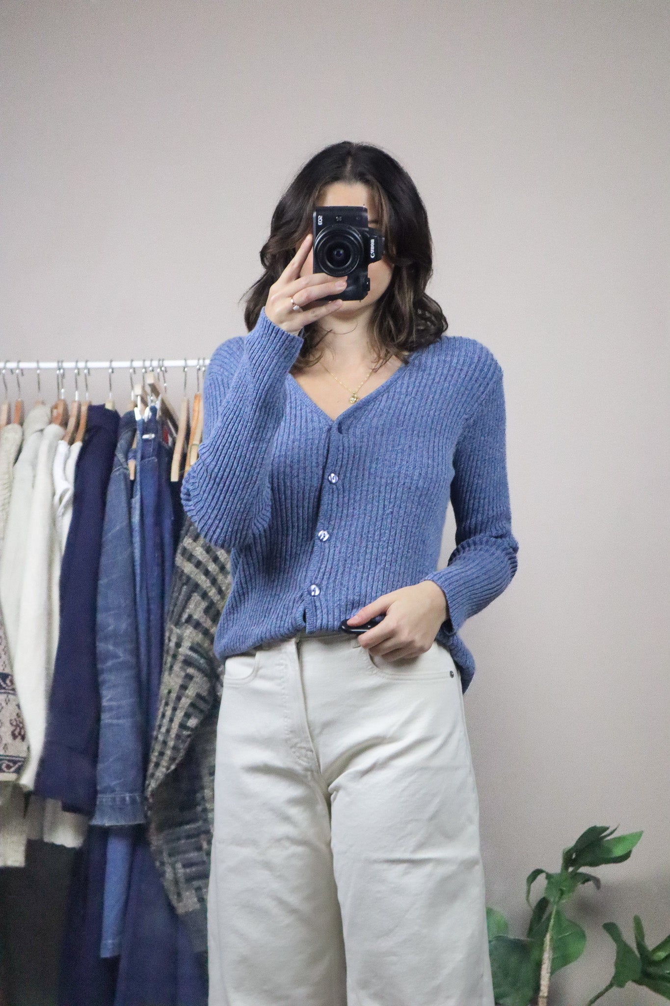 Made in Canada x Vintage x Cardigan (S)