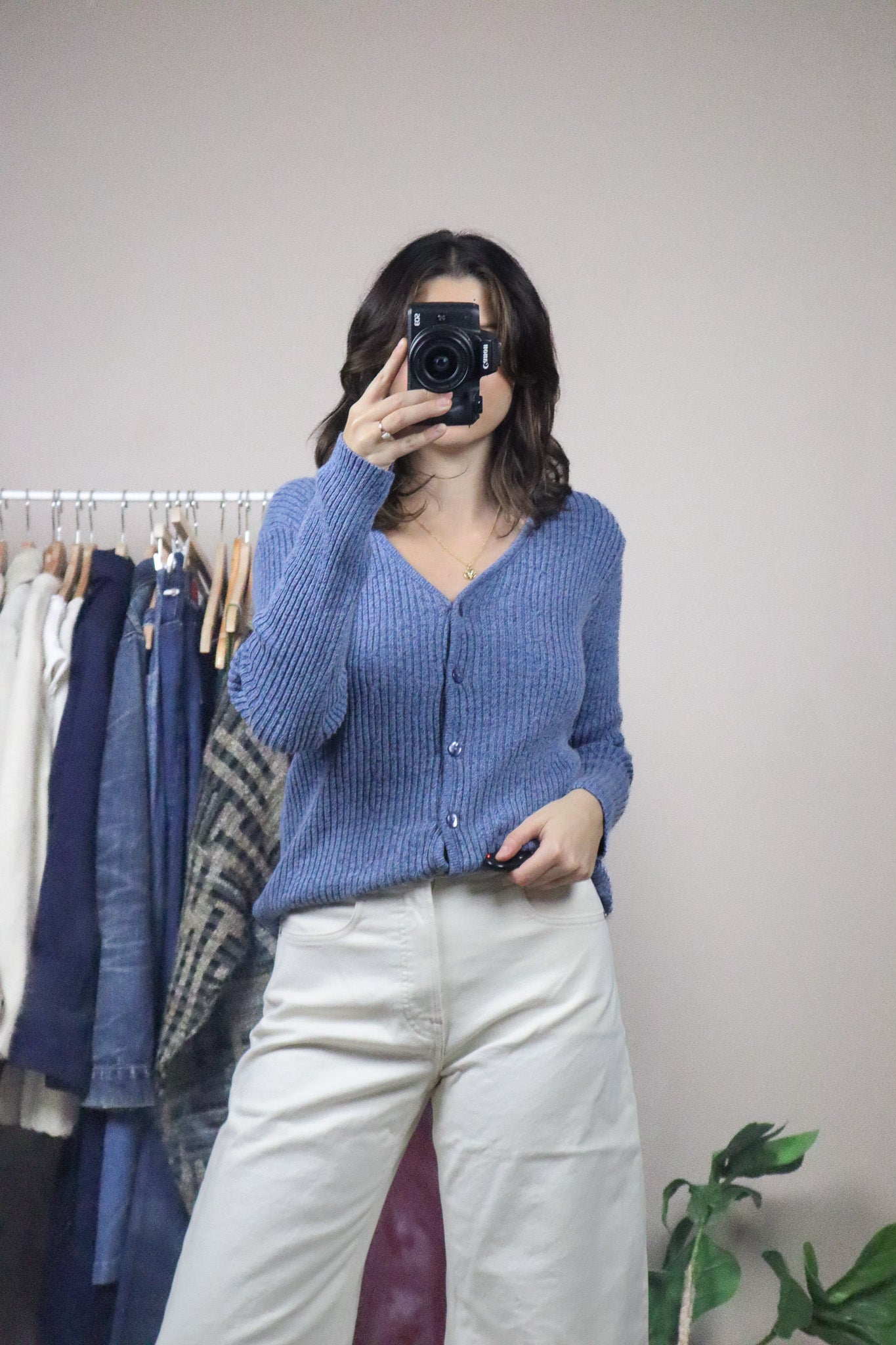 Made in Canada x Vintage x Cardigan (S)