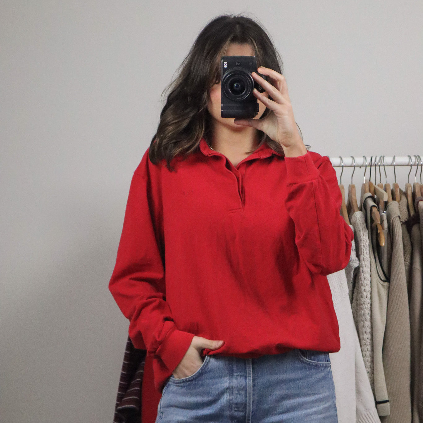 Modern x TNA x Collared Long-Sleeve (S/M)