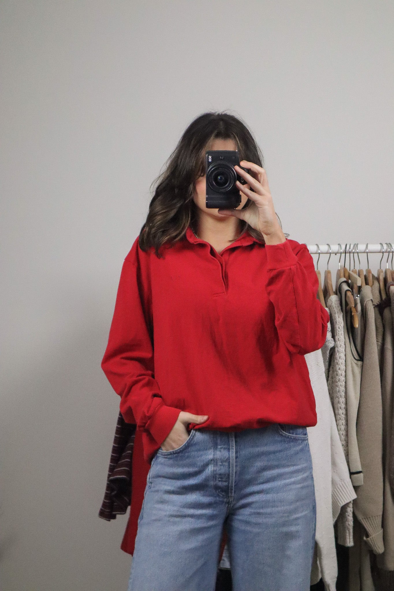 Modern x TNA x Collared Long-Sleeve (S/M)