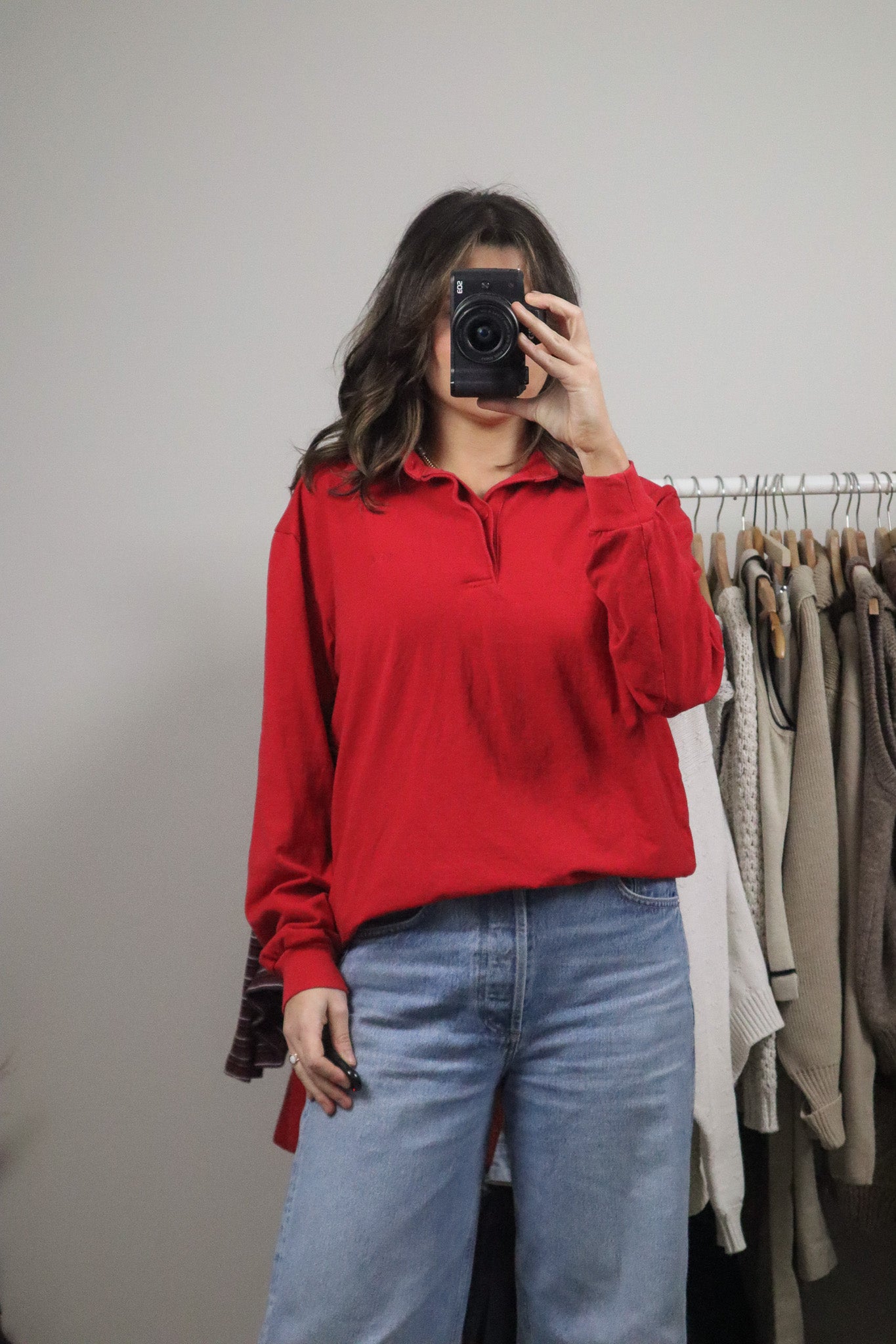 Modern x TNA x Collared Long-Sleeve (S/M)