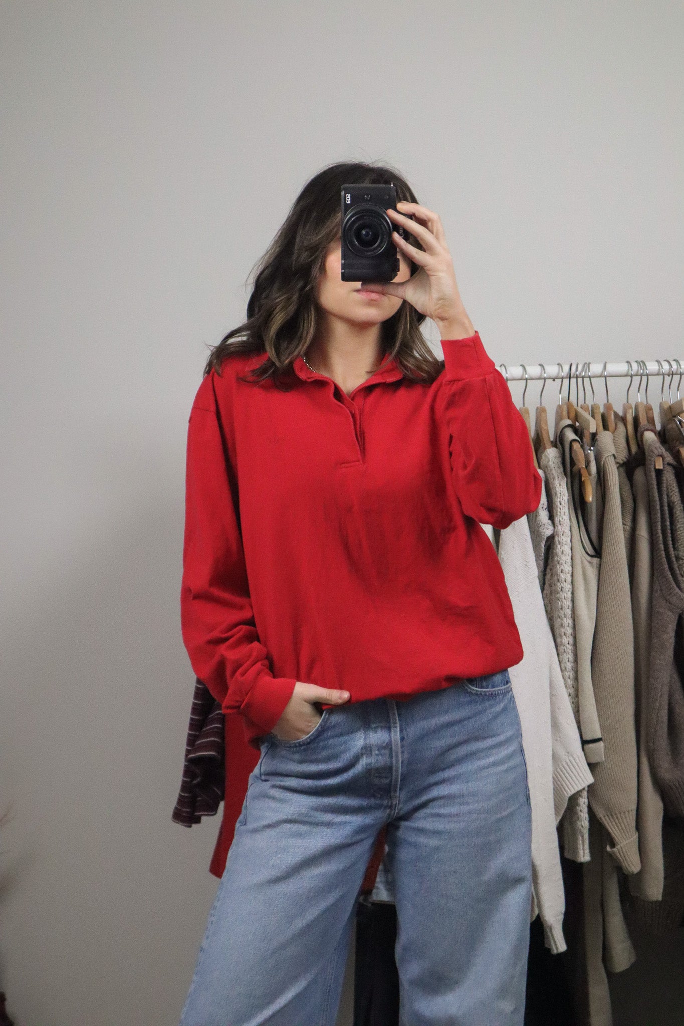 Modern x TNA x Collared Long-Sleeve (S/M)