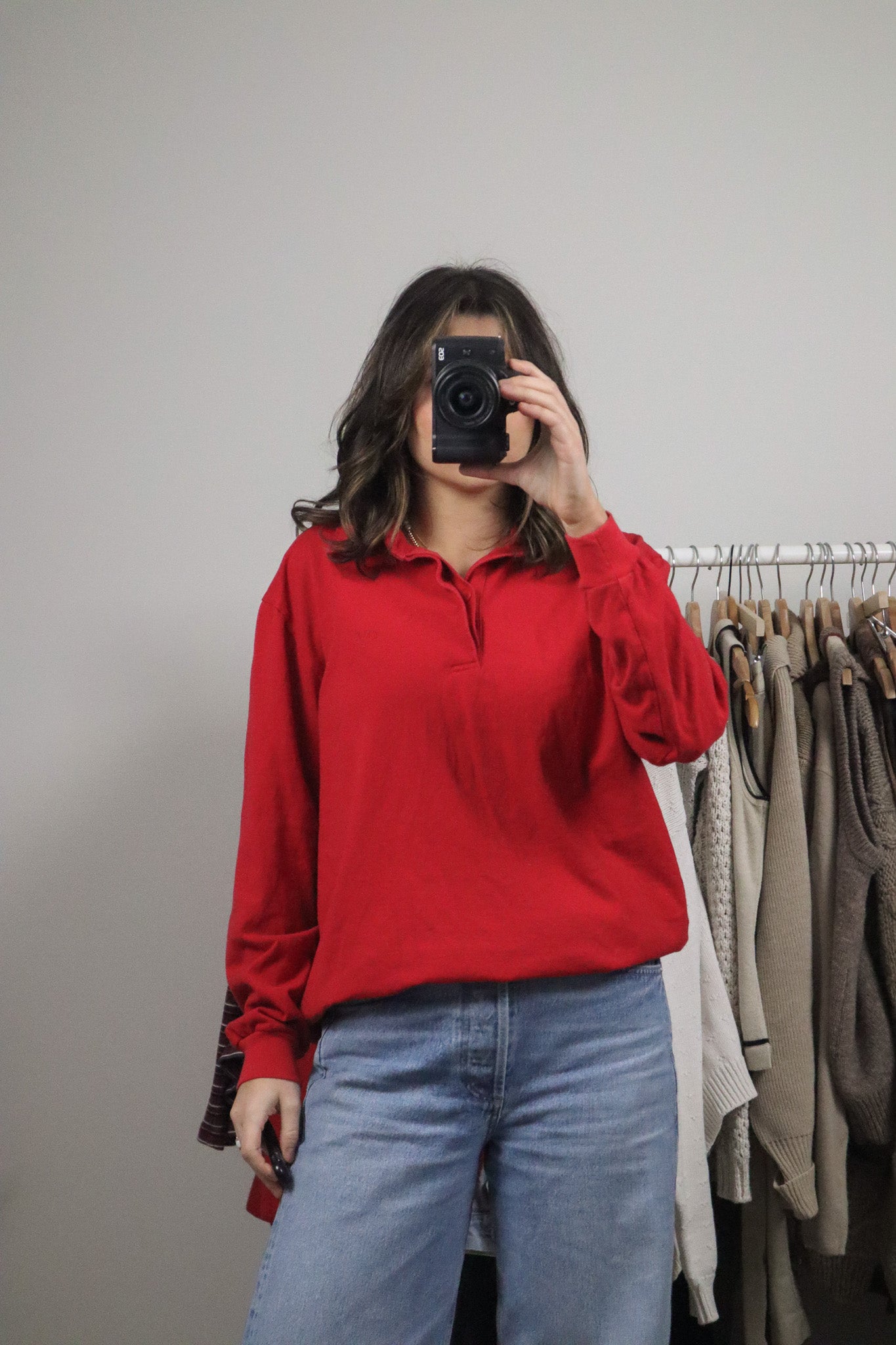 Modern x TNA x Collared Long-Sleeve (S/M)