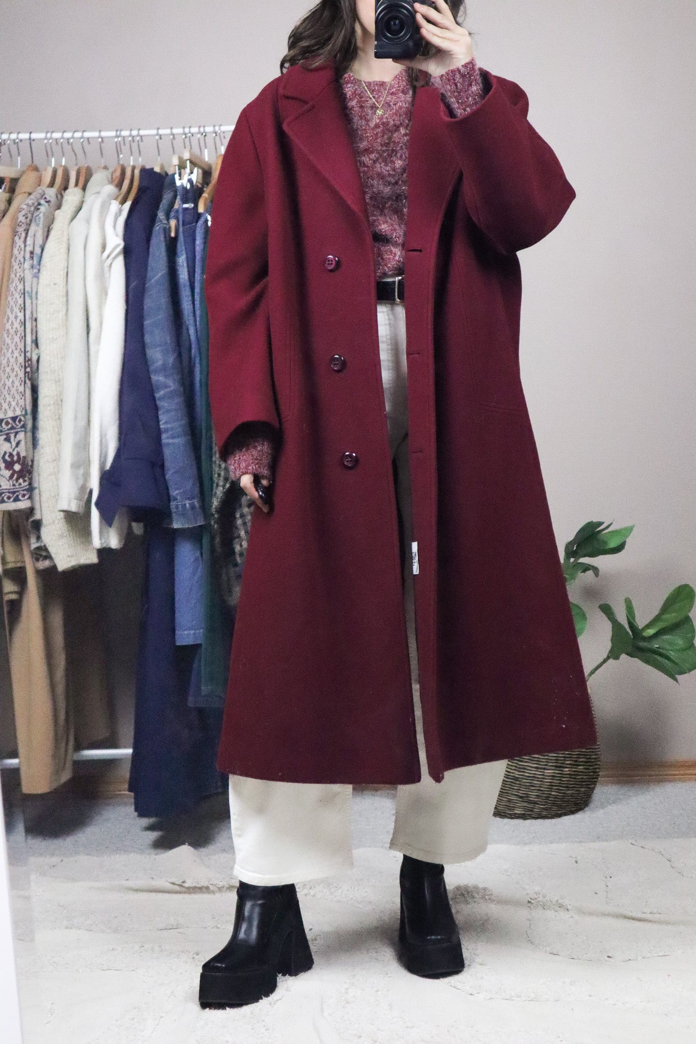 Made in Canada x Vintage x Wool Coat (M/L)
