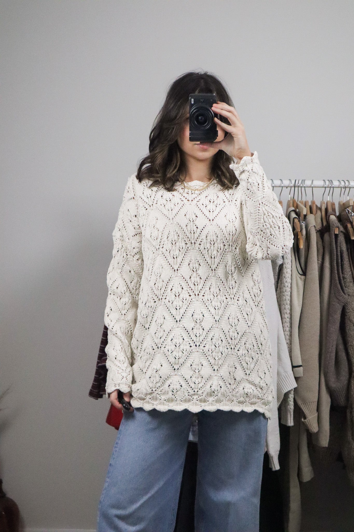 Vintage x Cotton Knit Sweater (M)