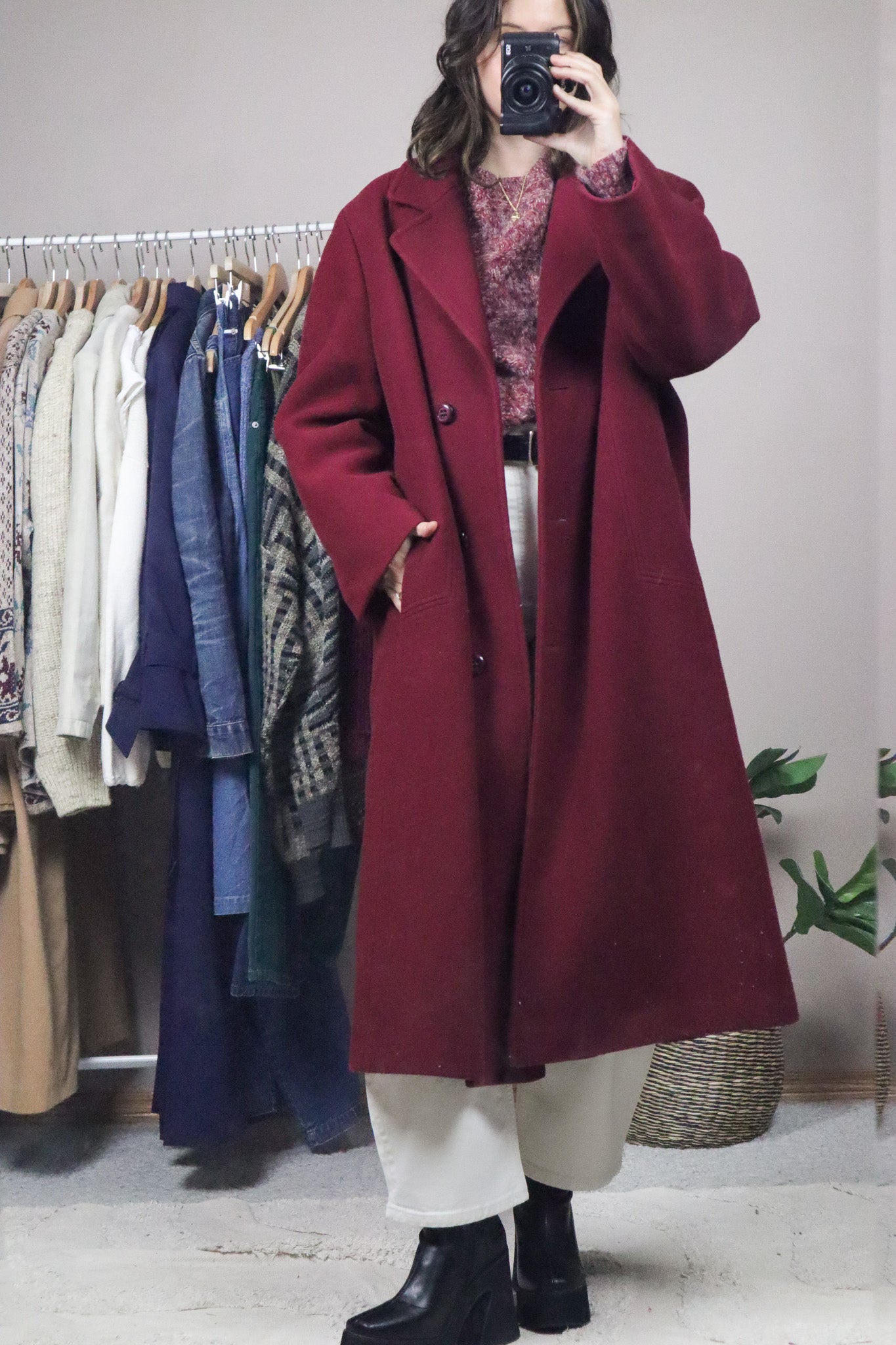 Made in Canada x Vintage x Wool Coat (M/L)