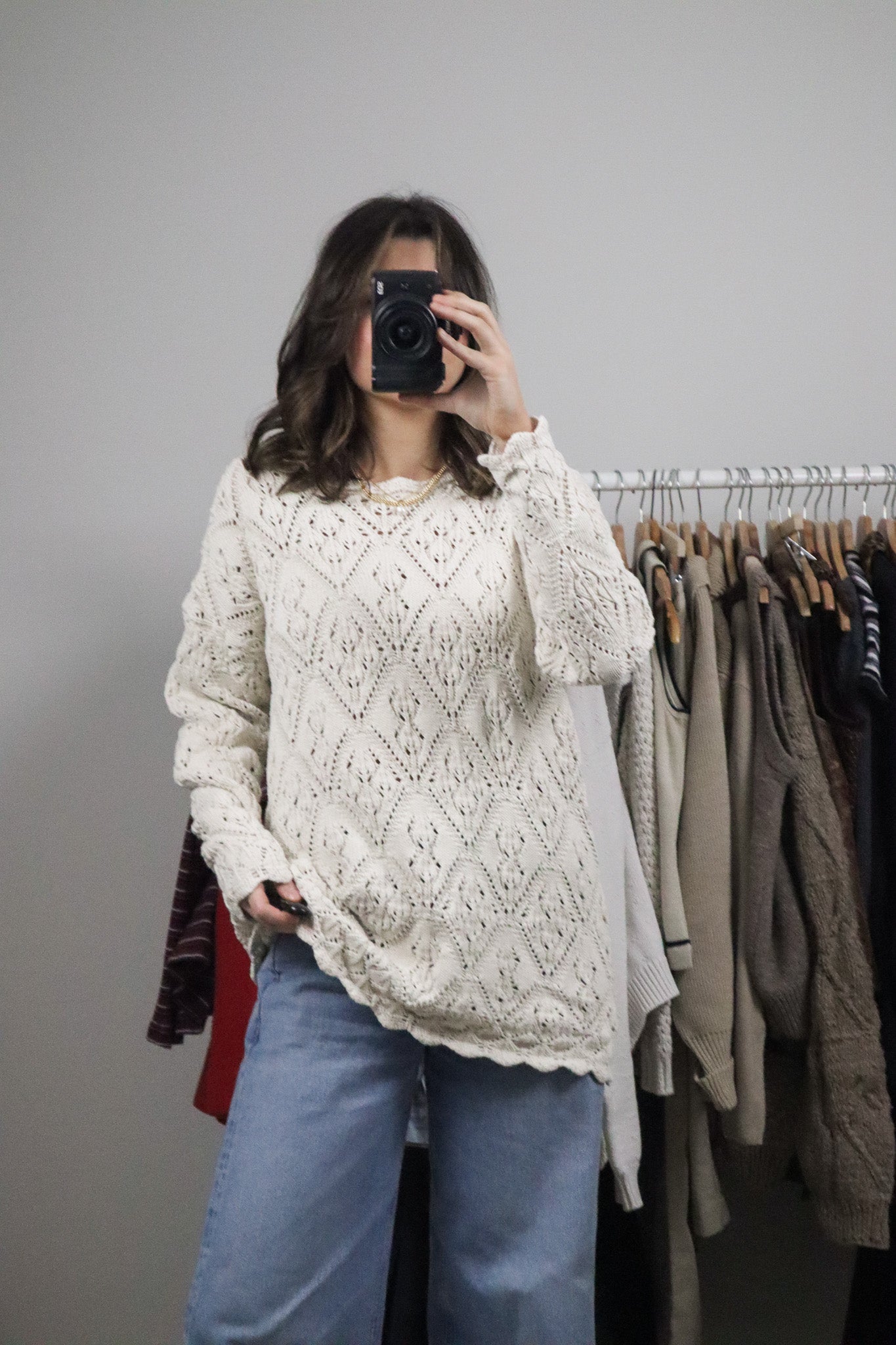 Vintage x Cotton Knit Sweater (M)