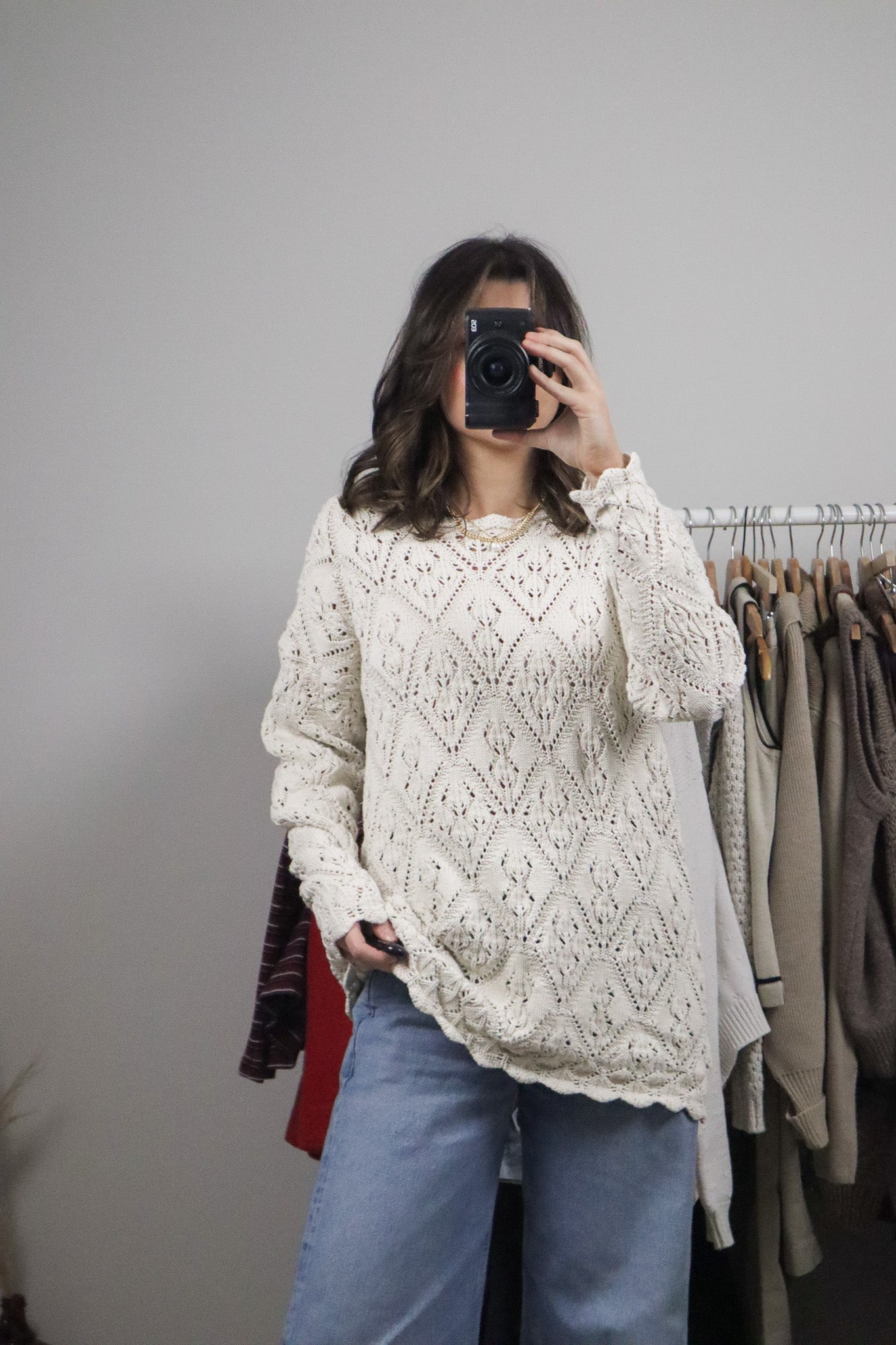 Vintage x Cotton Knit Sweater (M)