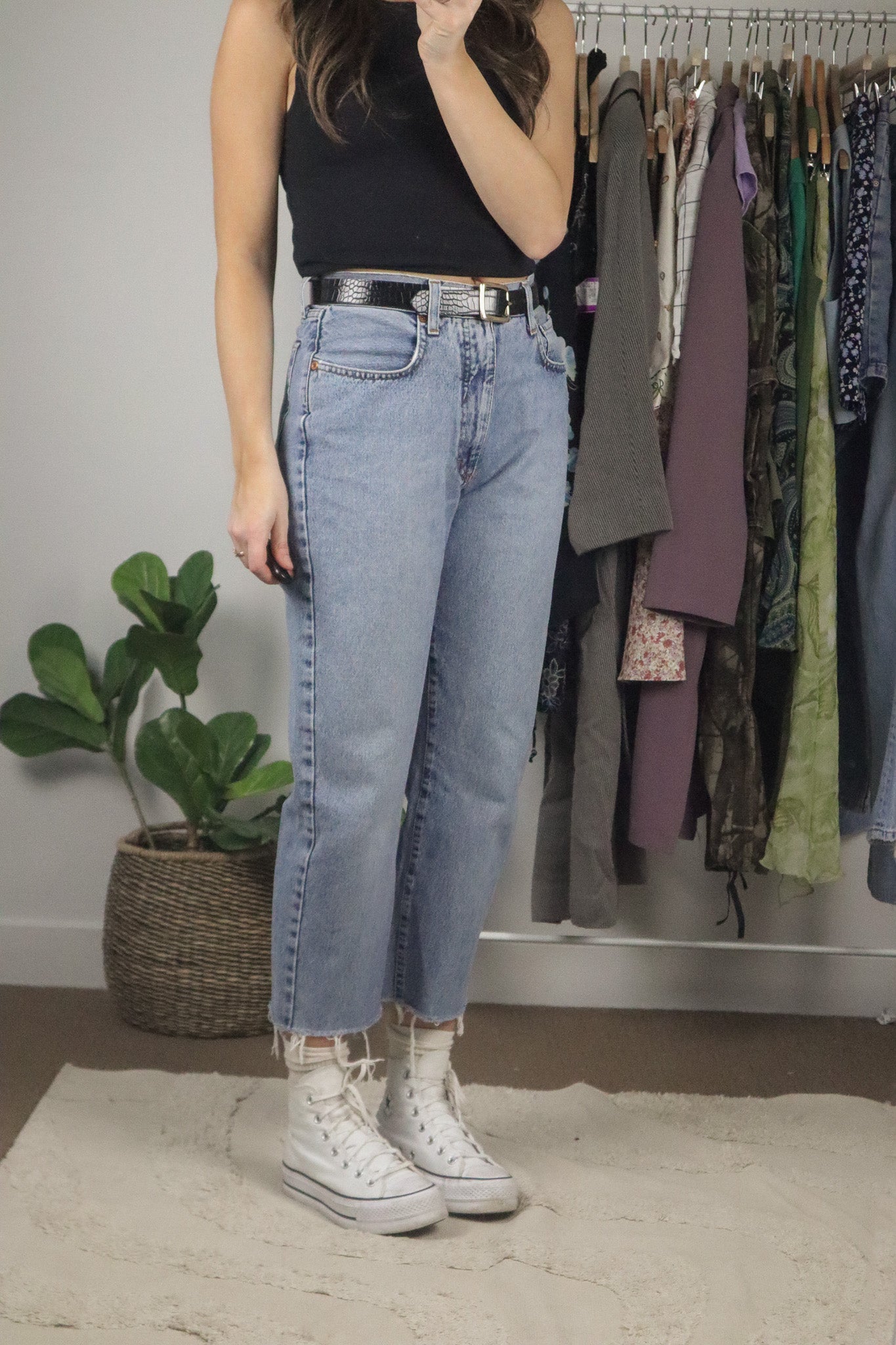 Made in Italy x Vintage x Ankle Crop Jeans (4)