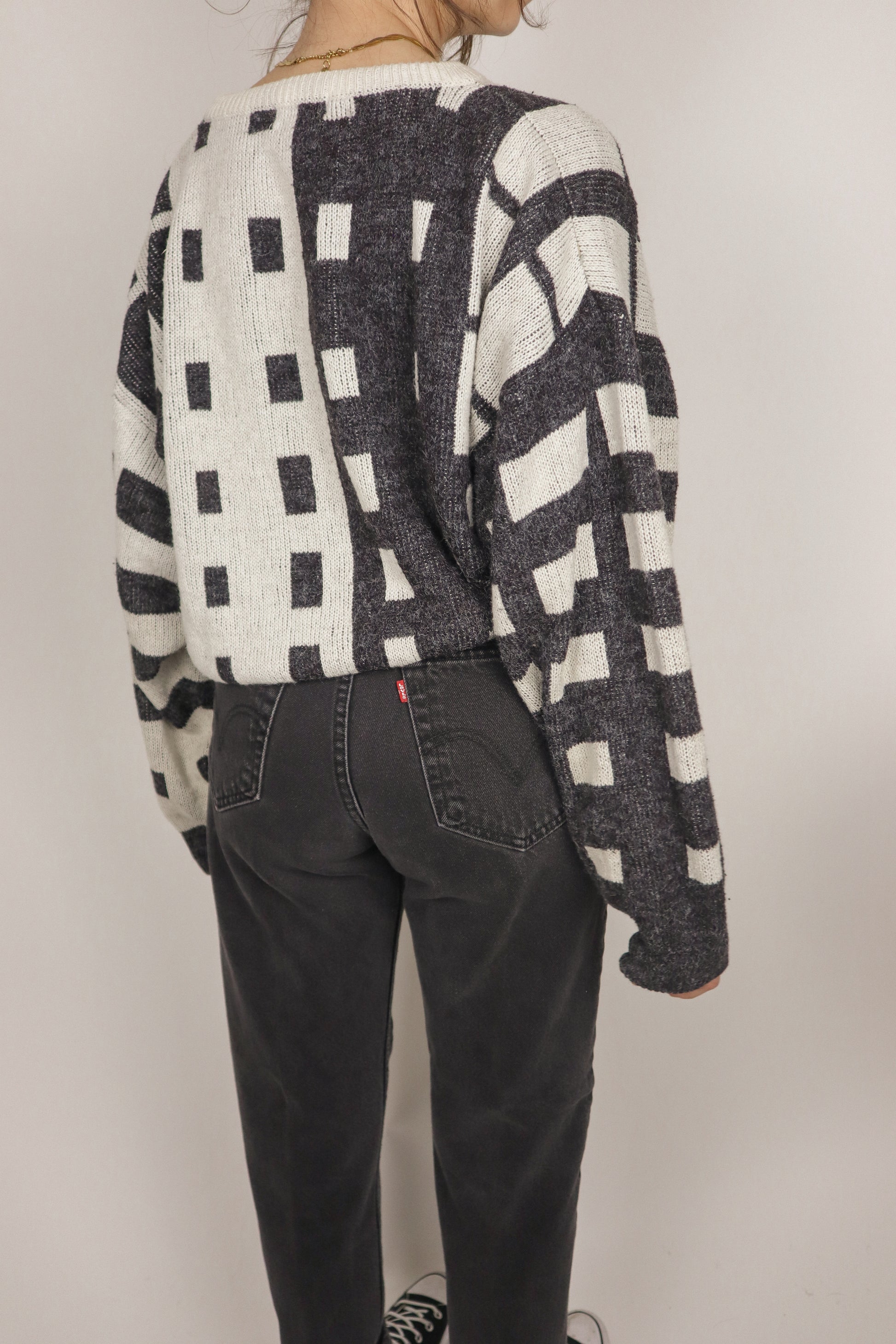 Vintage x Patterned Knit (M)