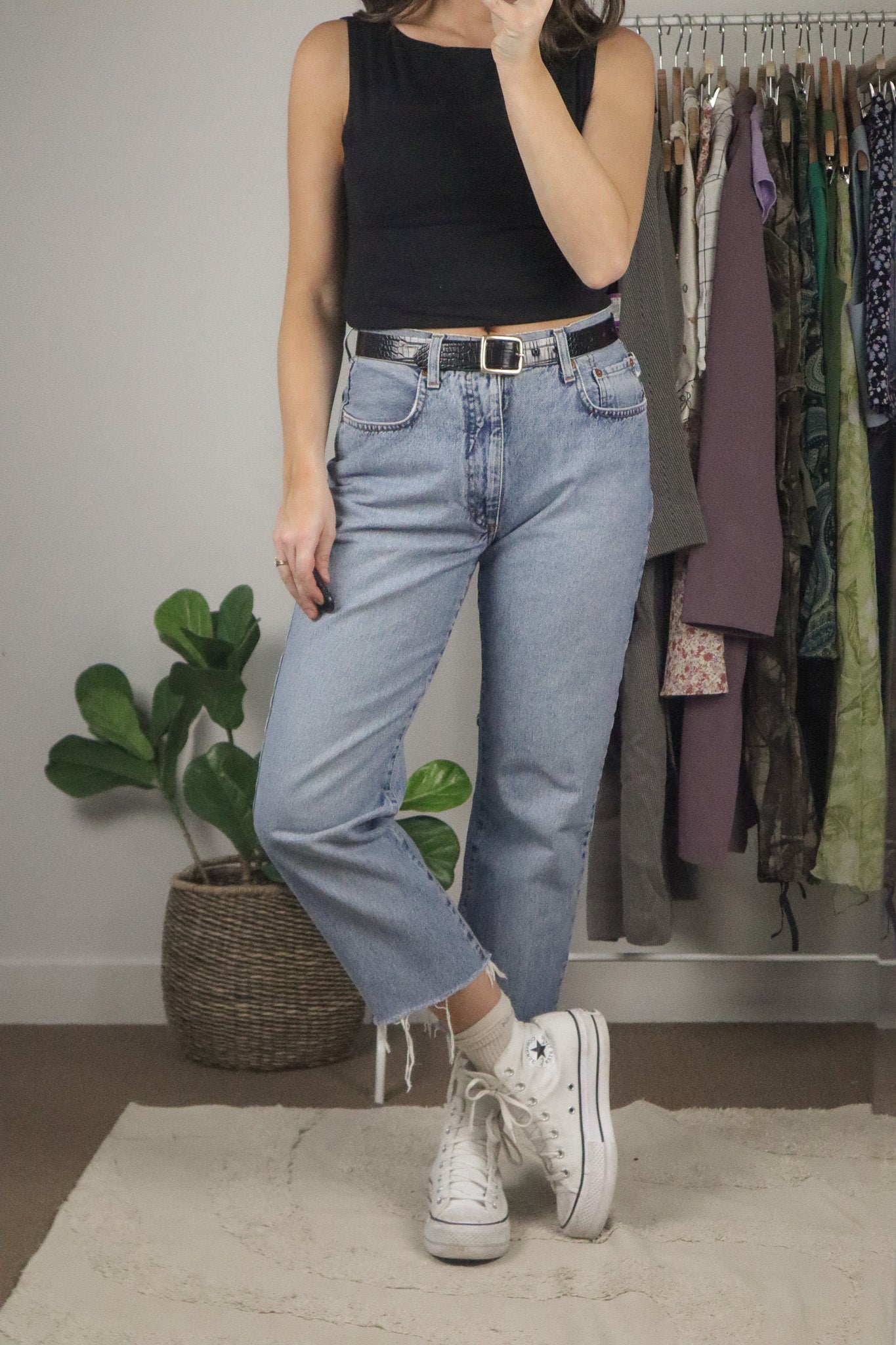 Made in Italy x Vintage x Ankle Crop Jeans (4)