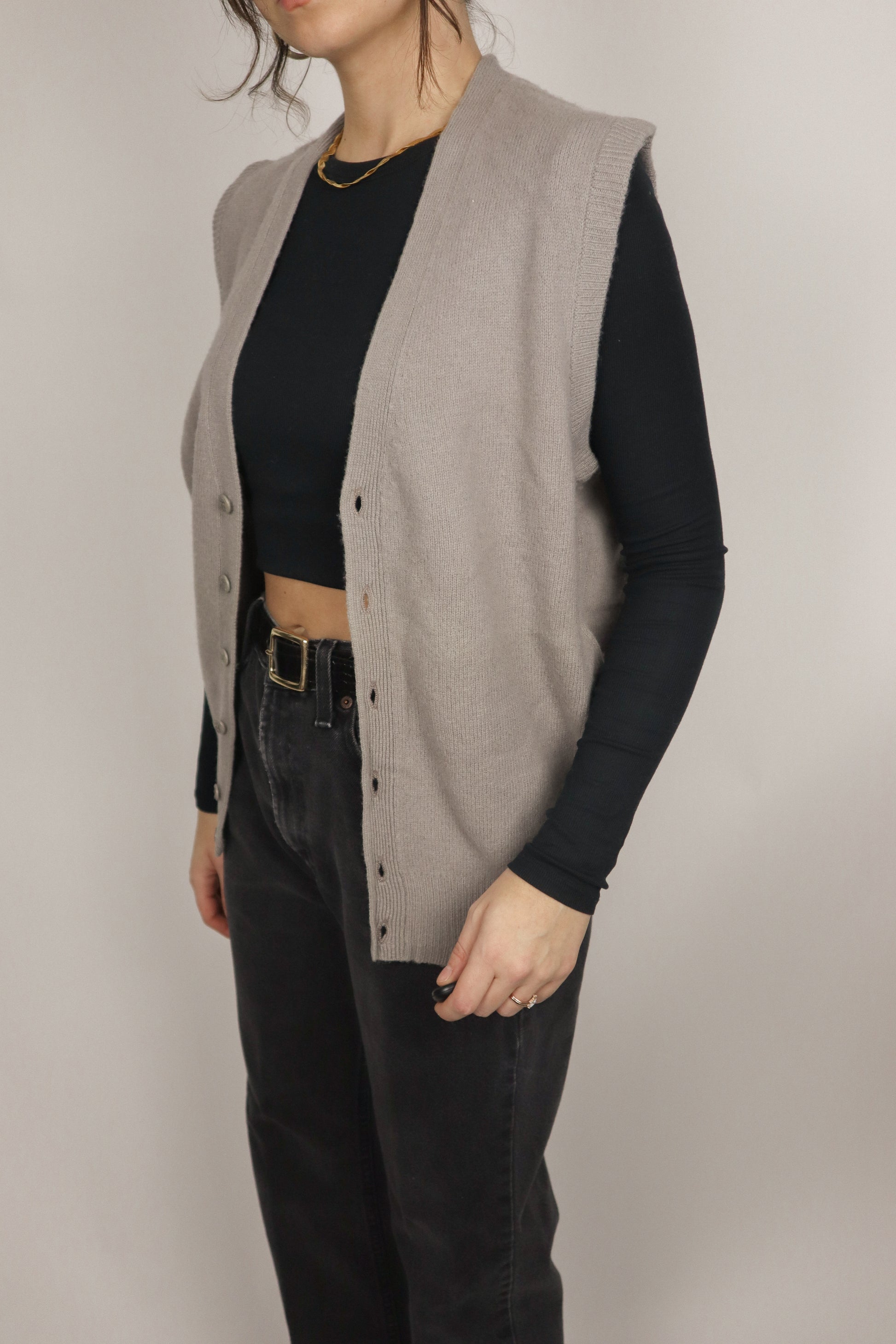 Vintage x Wool Knit Vest (S/M)