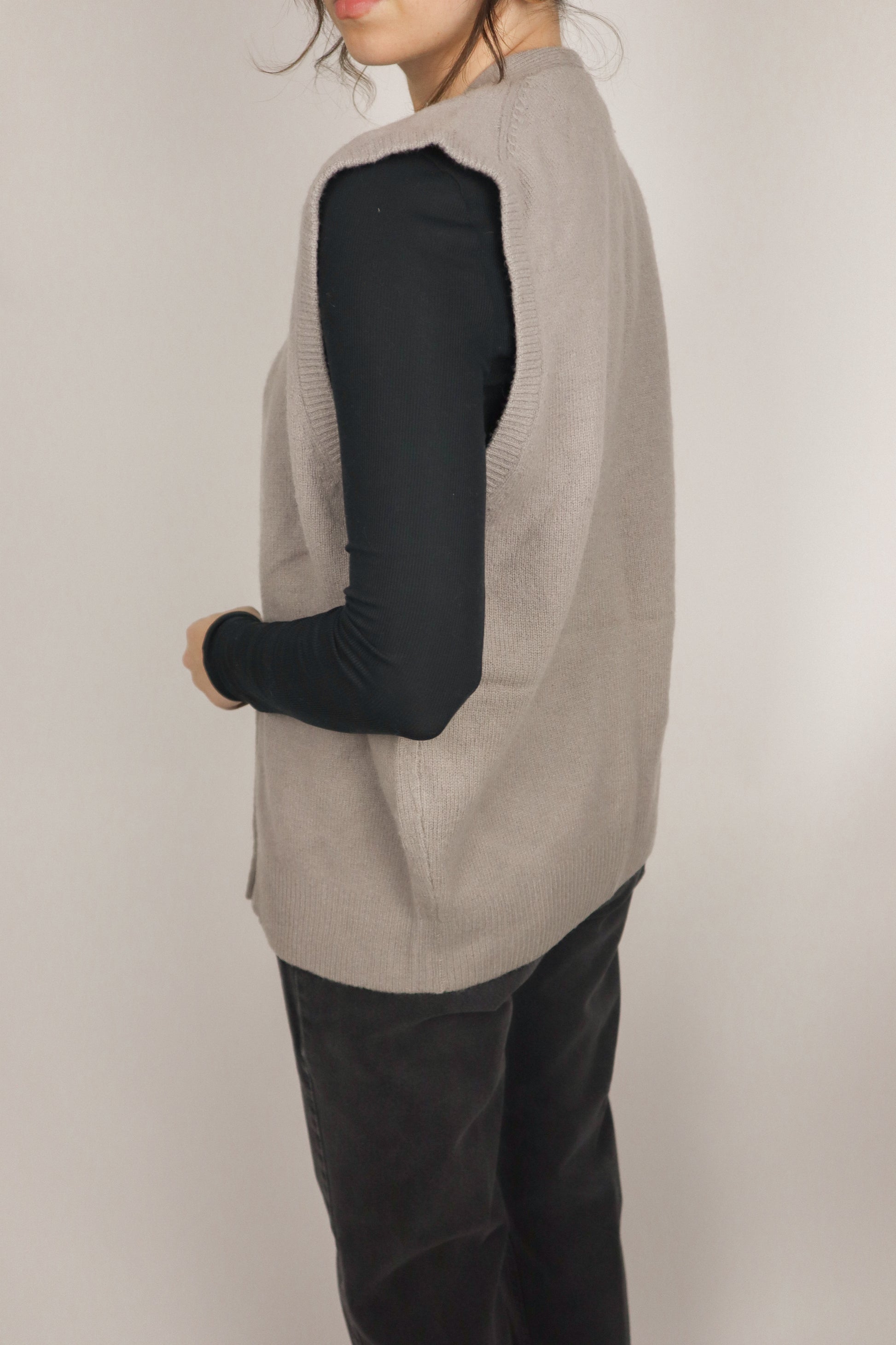 Vintage x Wool Knit Vest (S/M)