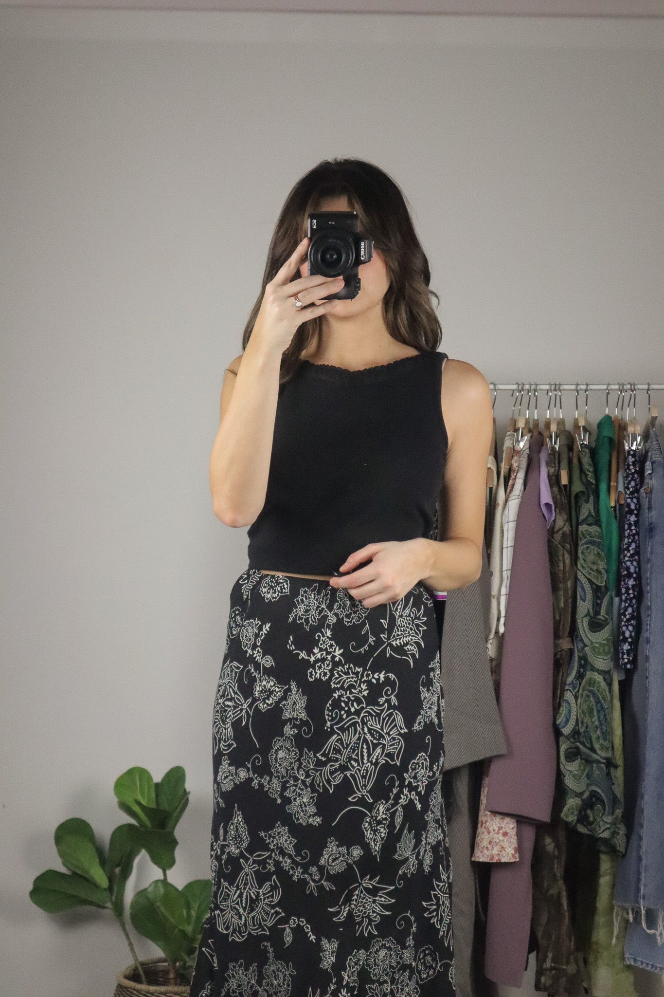 Vintage x Lace Trim Tank (M)