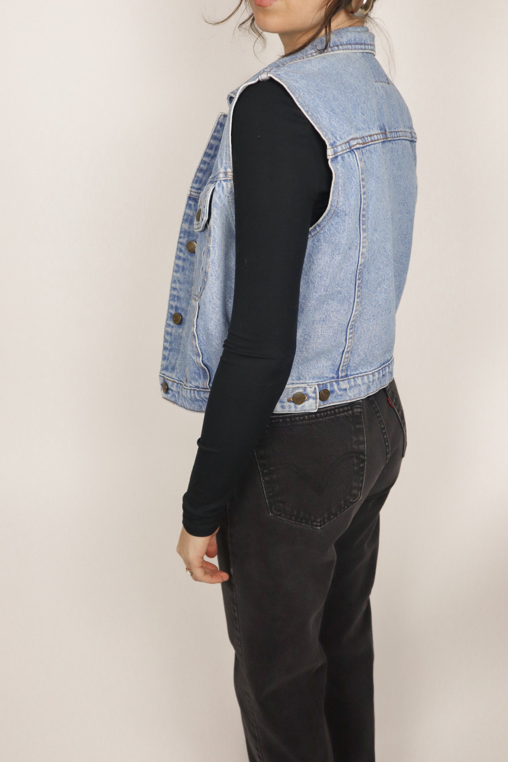 Vintage x Denim Vest (S)