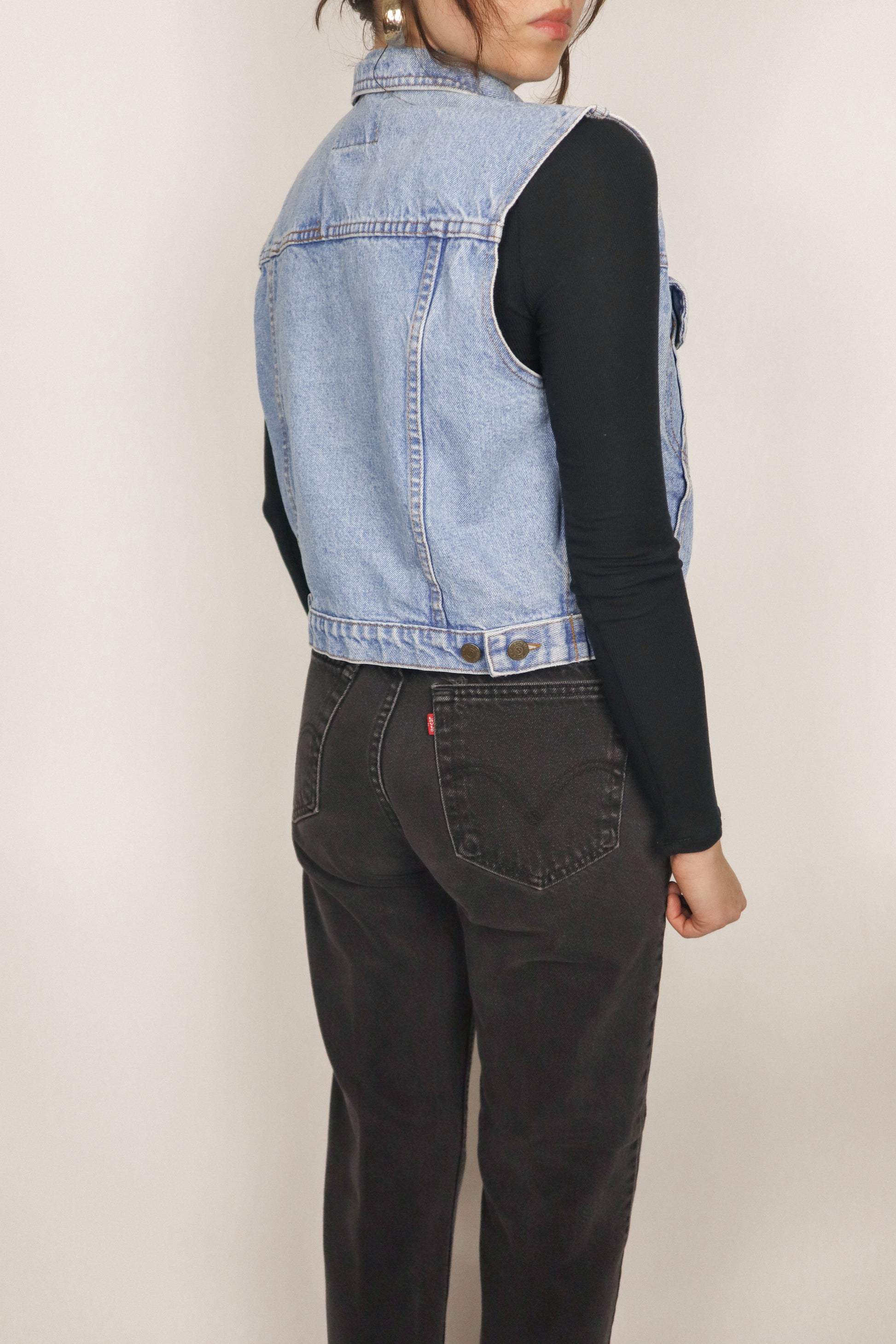Vintage x Denim Vest (S)