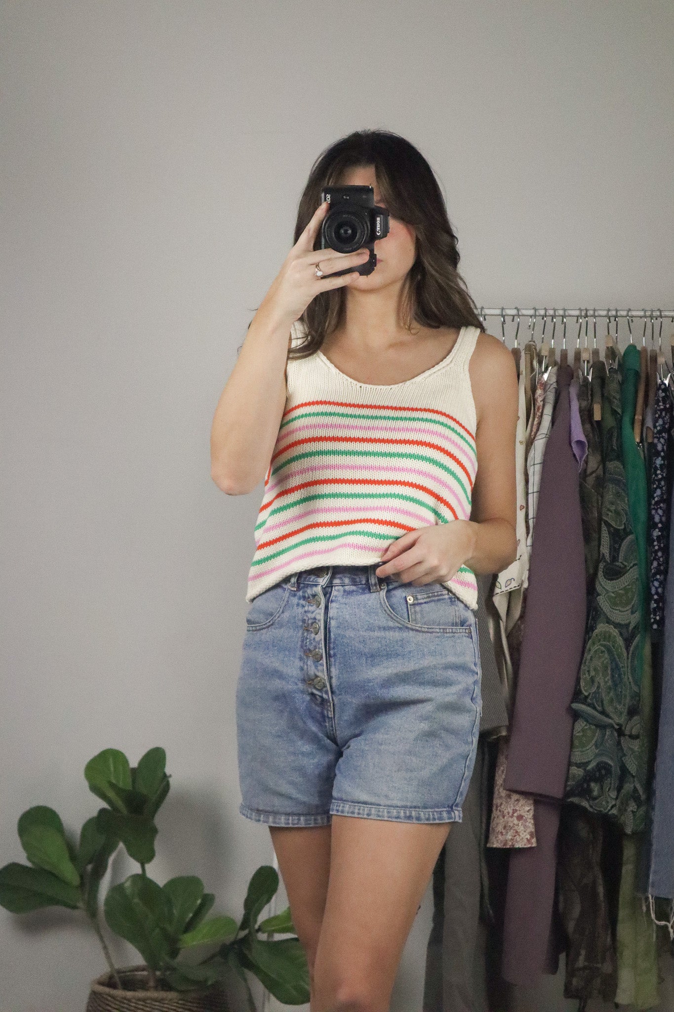 Modern x Striped Knit Tank (S)