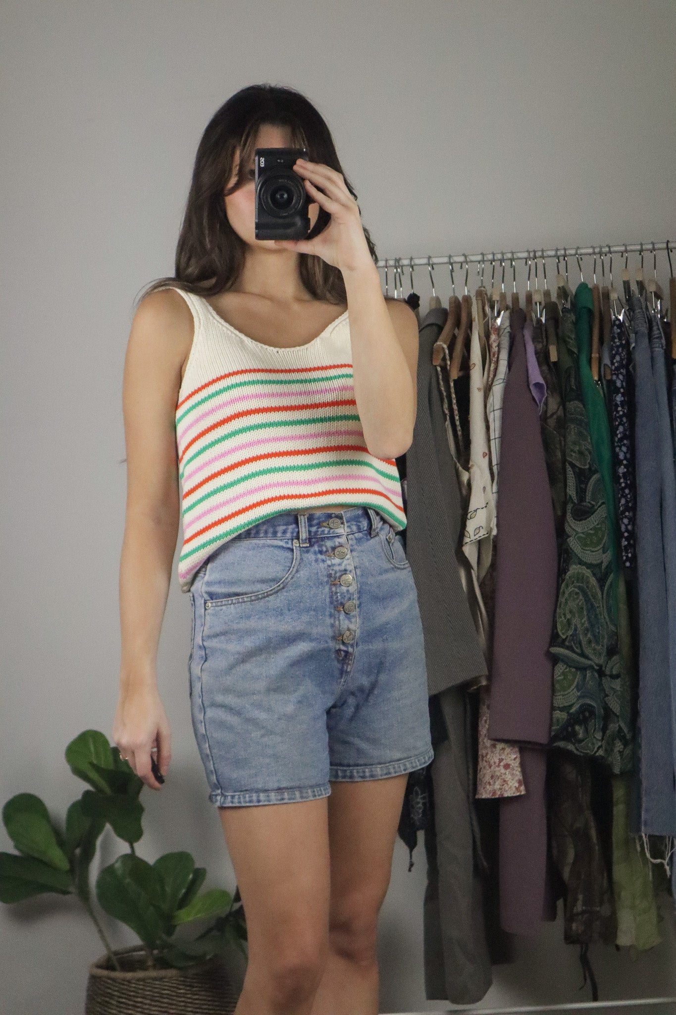 Modern x Striped Knit Tank (S)