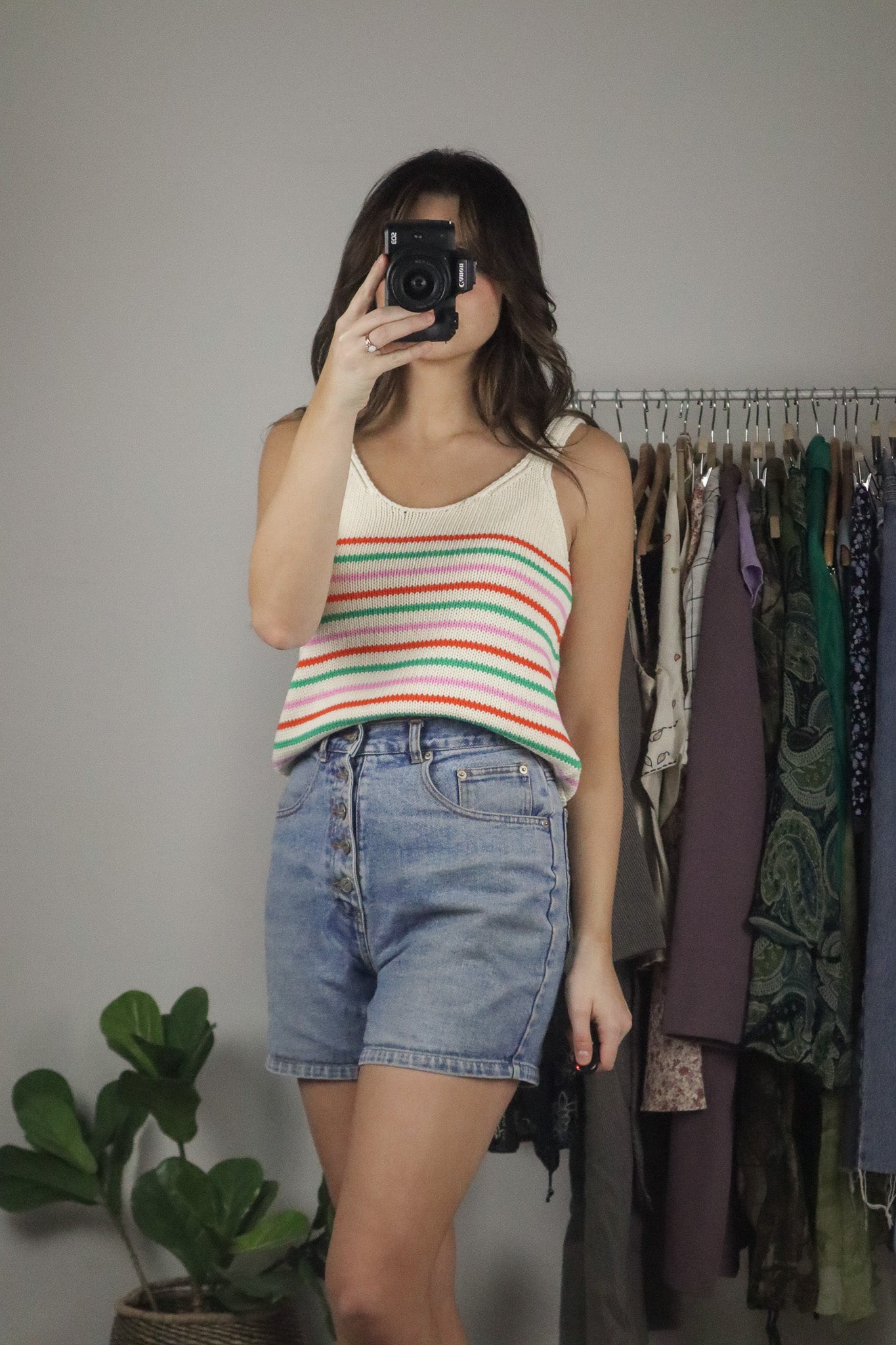 Modern x Striped Knit Tank (S)