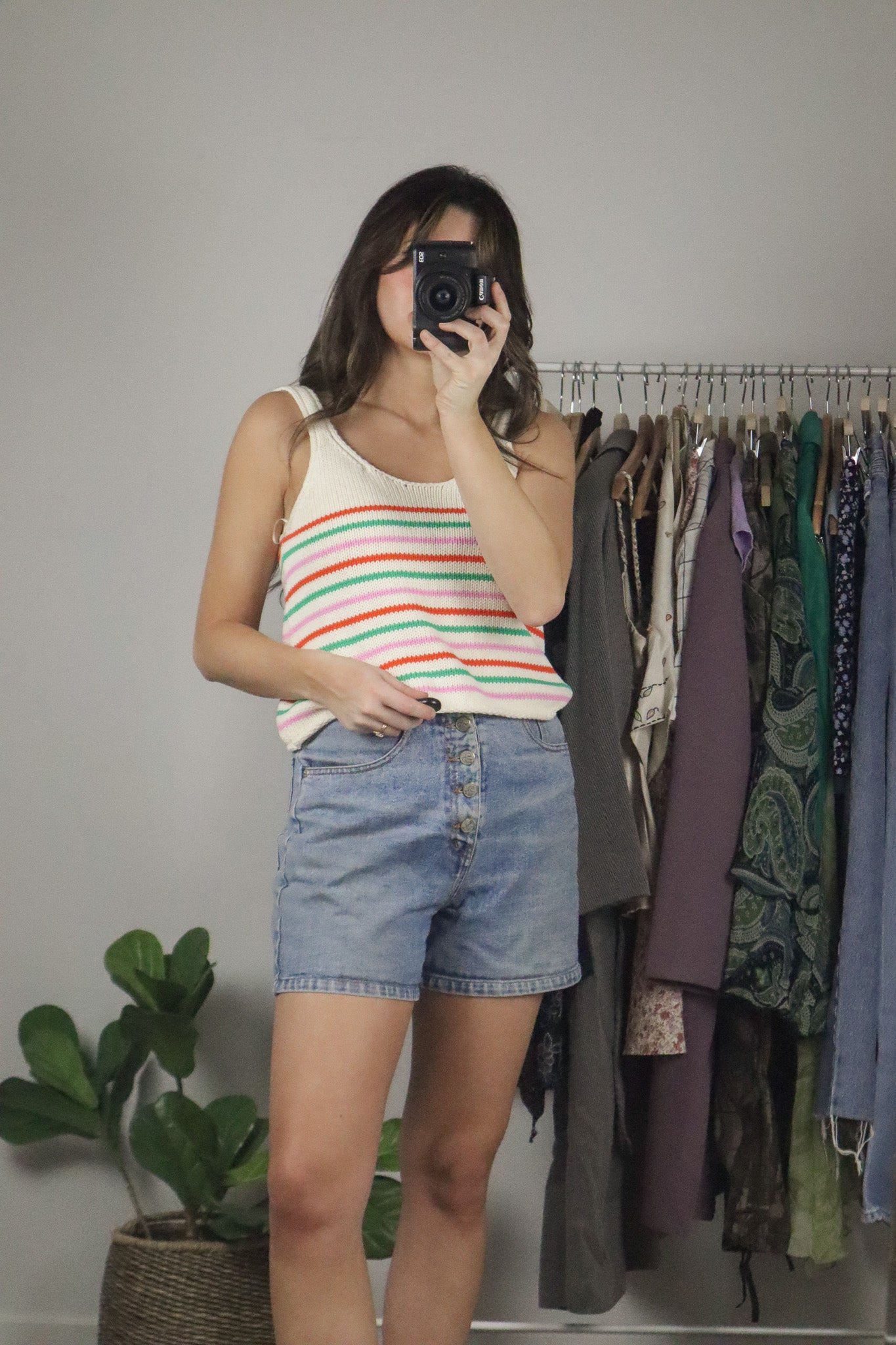 Modern x Striped Knit Tank (S)