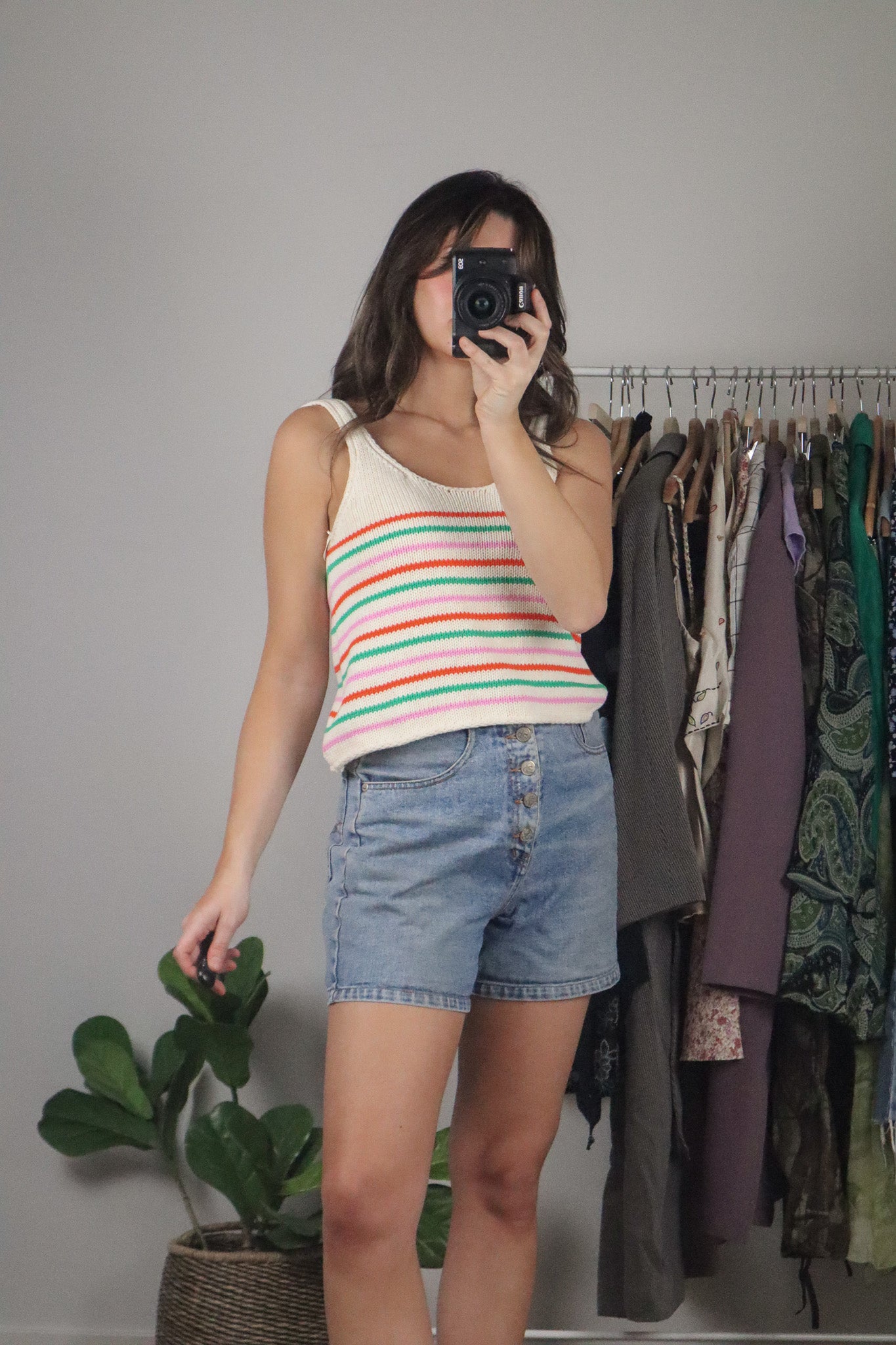 Modern x Striped Knit Tank (S)