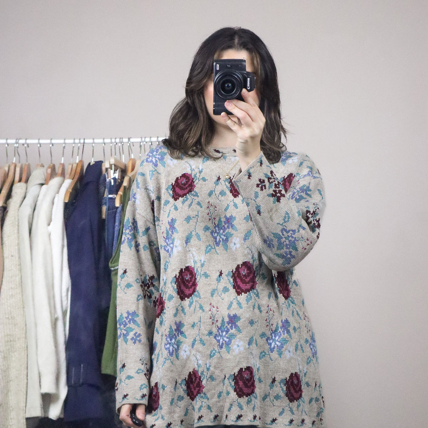 Vintage x Floral Knit (L)